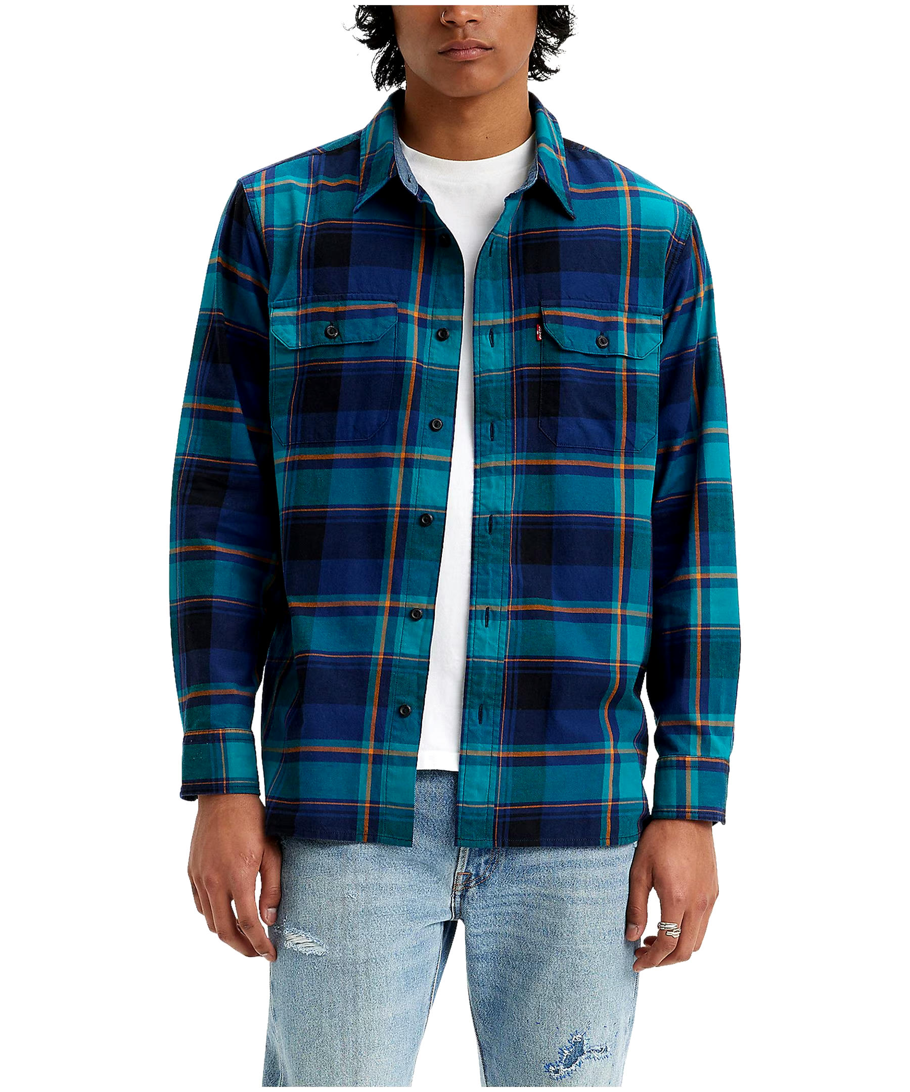 Levi's Men's Classic Worker Relaxed fit Long Sleeve Flannel Shirt