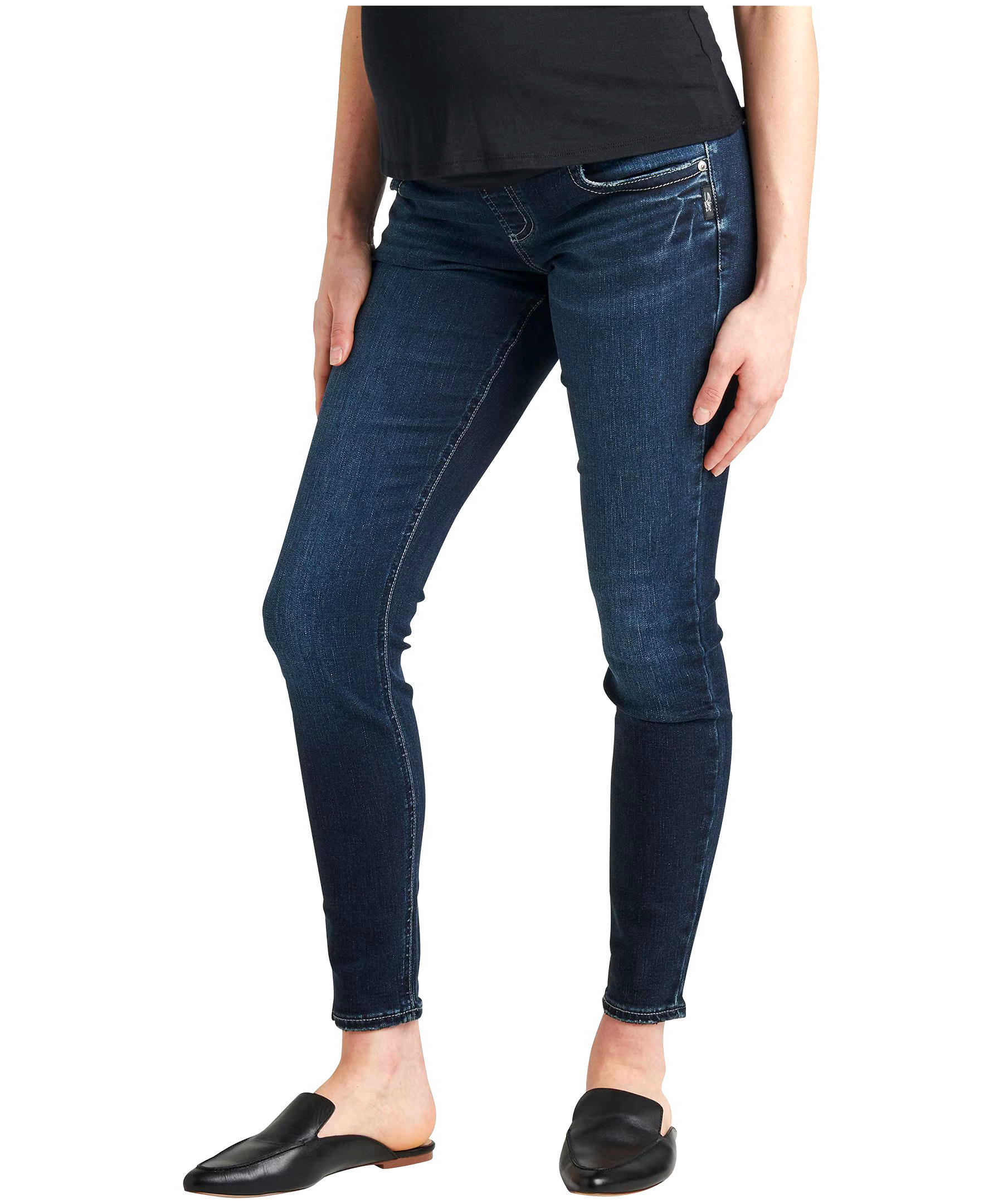 Silver Women's Maternity Suki Mid Rise Skinny Jeans