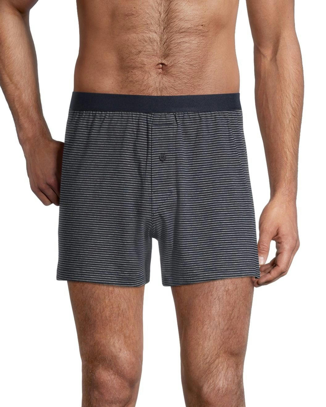 Denver Hayes Men's 2 Pack Yarn Dye Loose Fit Boxer Briefs