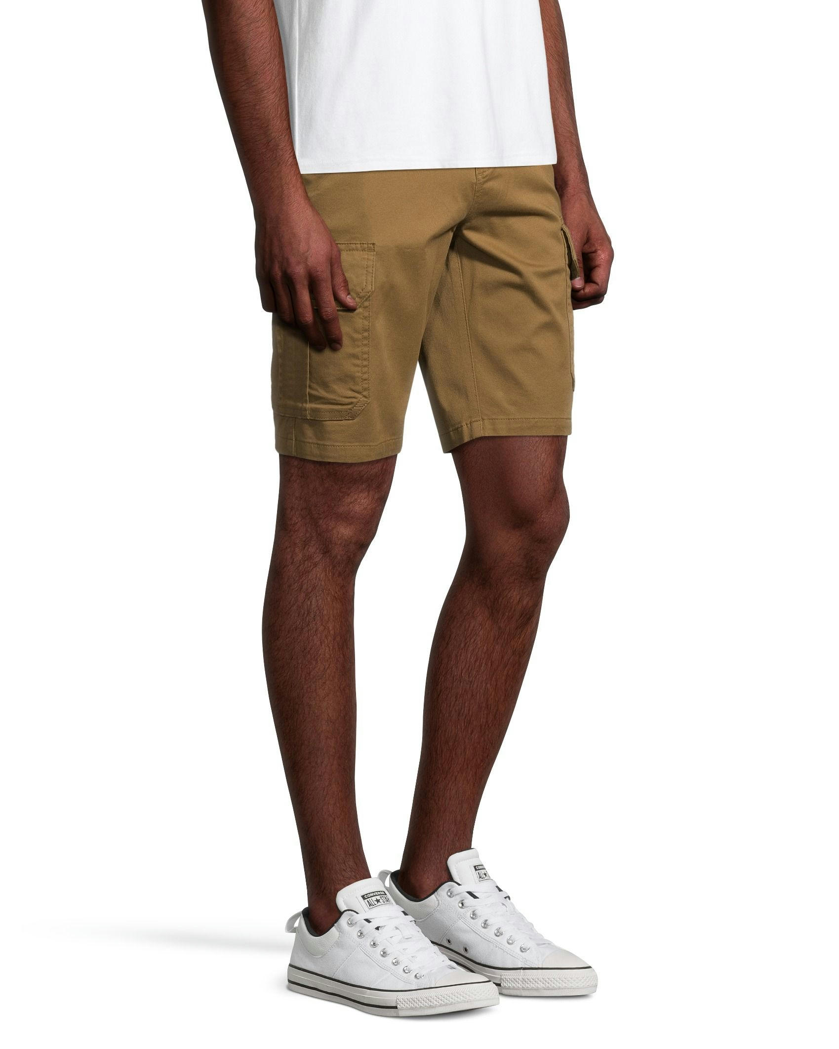 Men's Mid Rise Stretch Cargo Shorts