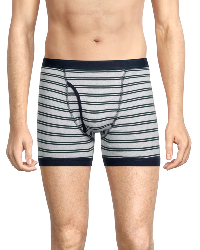 Denver Hayes Men's 2 Pack Yarn Dye Boxer Briefs