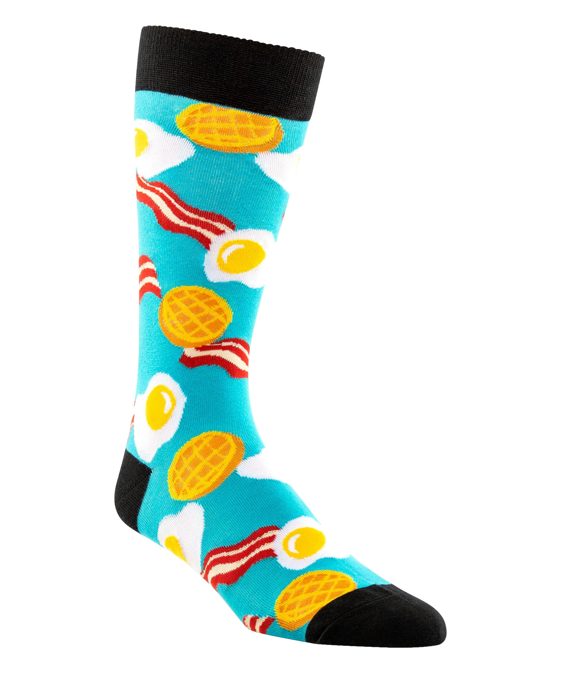 Denver Hayes Men's Novelty Food Pattern Crew Socks