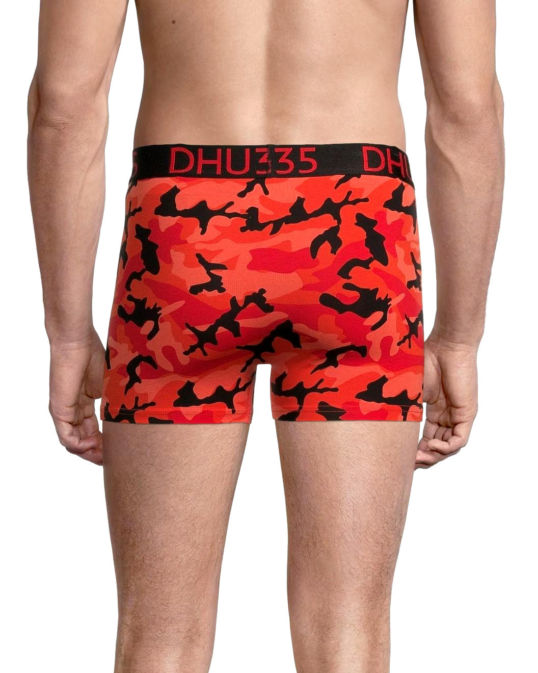 Denver Hayes Men's 2 Pack Fashion Side X Side Cotton Stretch Trunk Briefs with Elastic Waistband