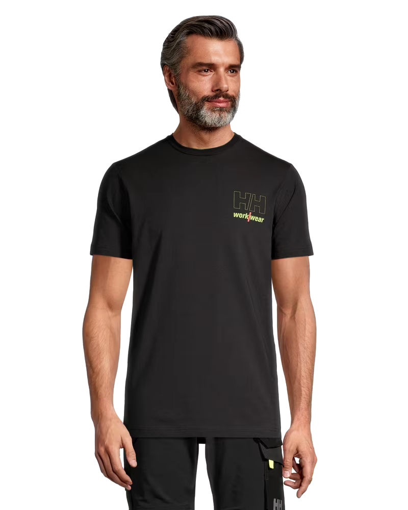 Helly Hansen Workwear Men's Chest Logo Crewneck Work T Shirt