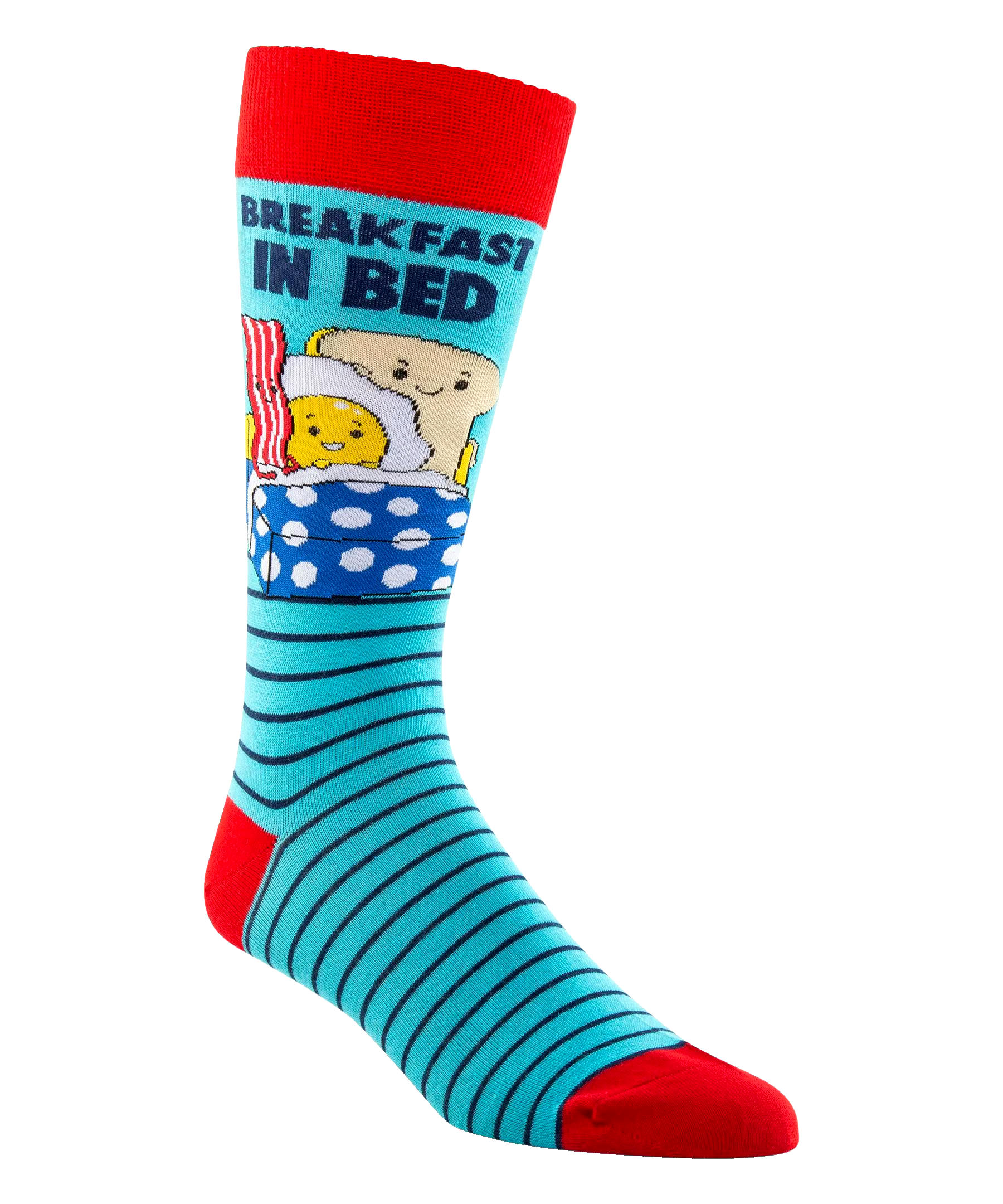 Denver Hayes Men's Novelty Food Pattern Crew Socks