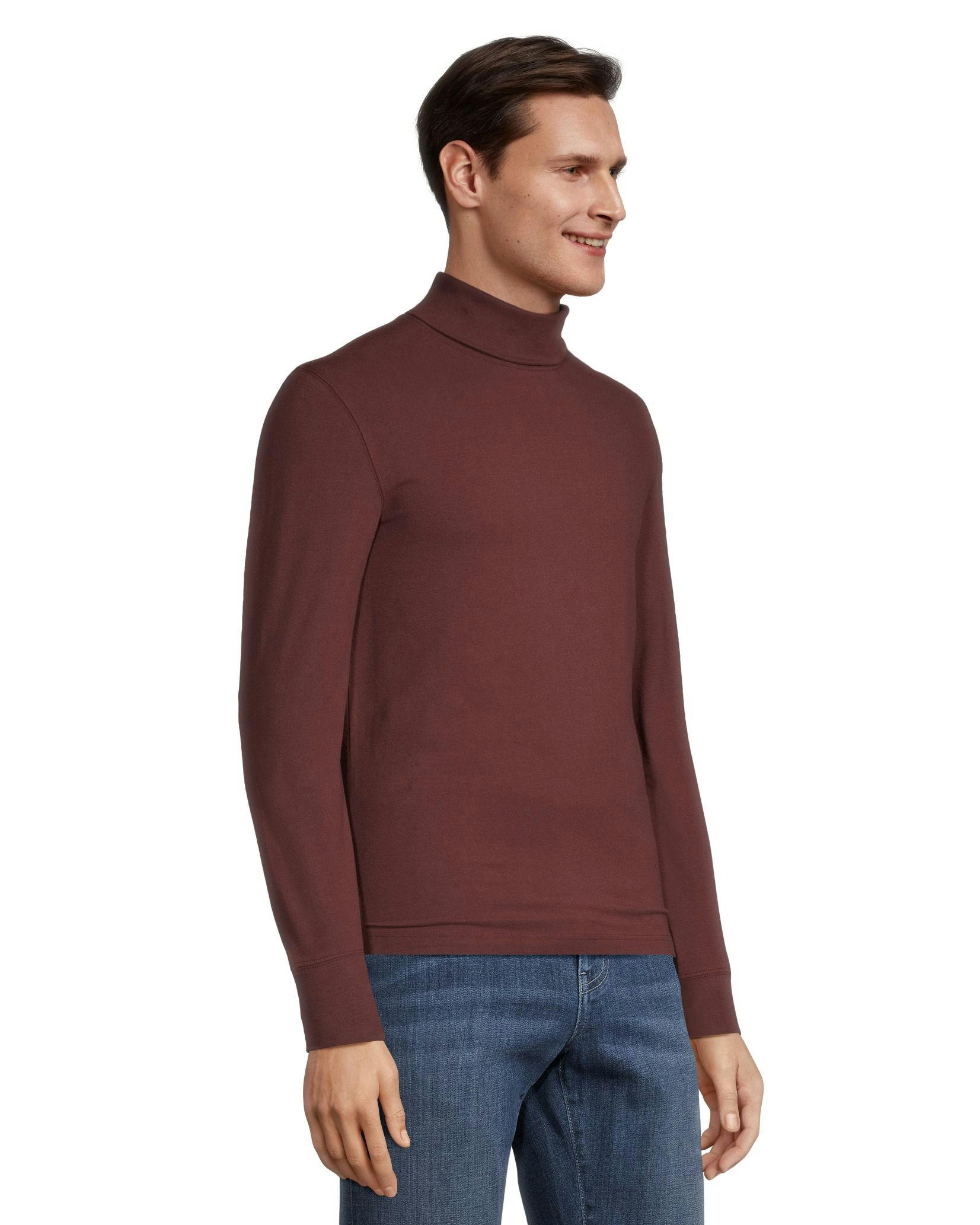 Denver Hayes Men's Modern Fit Long Sleeve Turtleneck