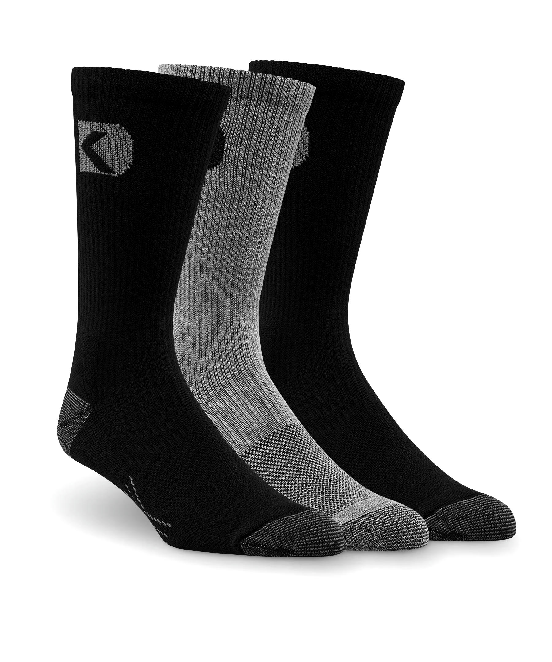 Dakota WorkPro Series Men's Logo Work Socks, 3 Pack