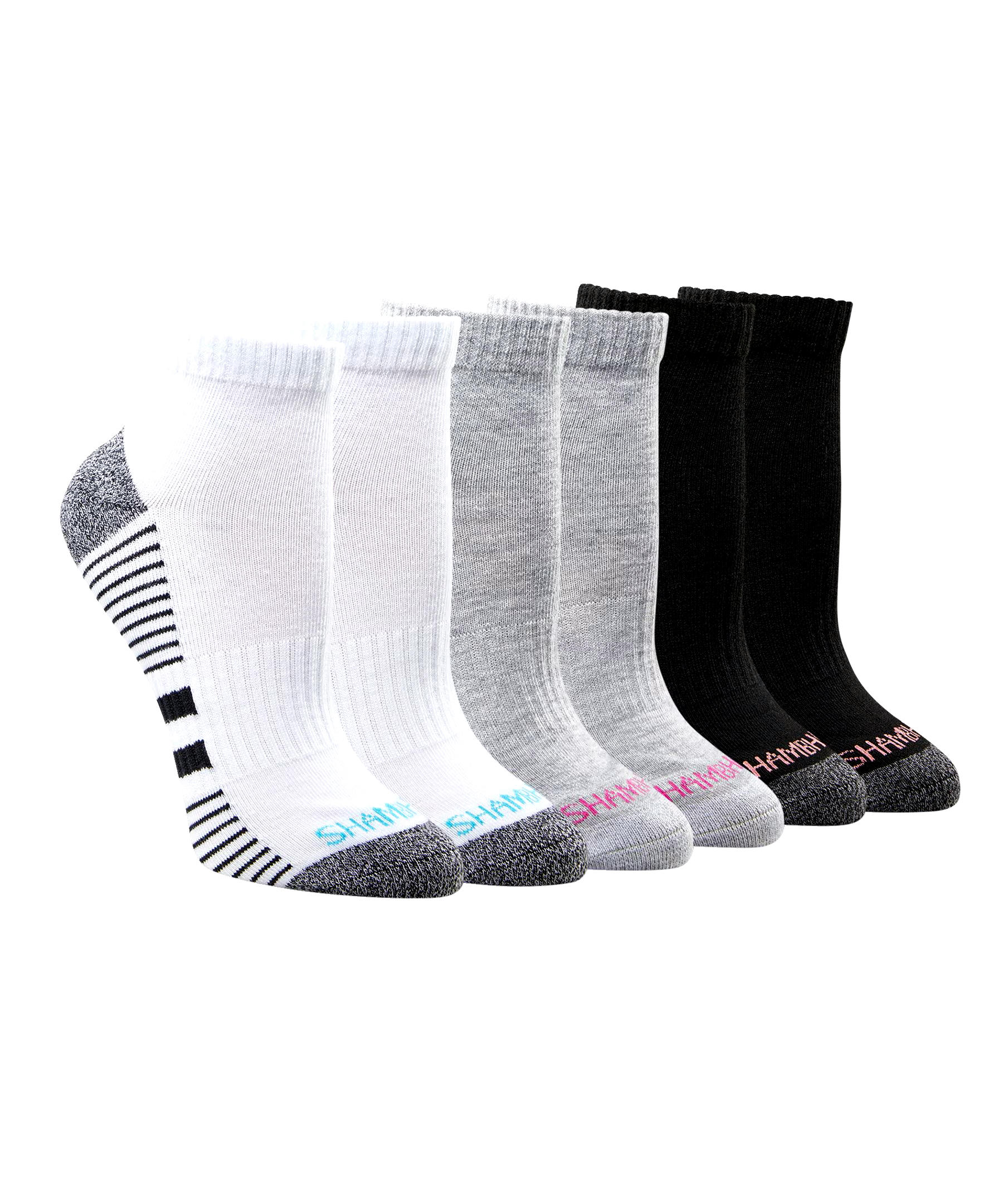Shambhala Women's 6 Packs Low Cut Socks