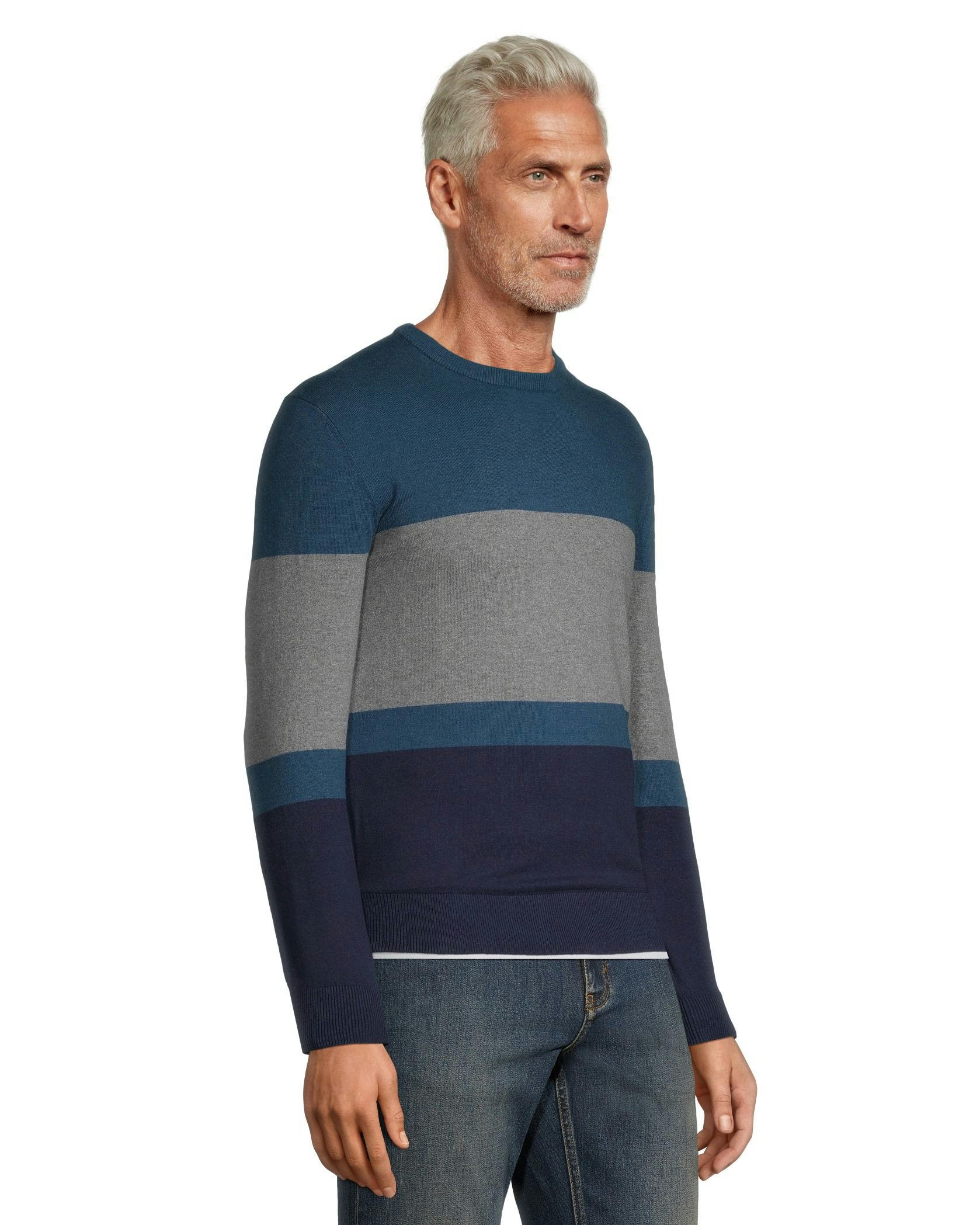 Denver Hayes Men's Soft Cotton Crewneck Sweater