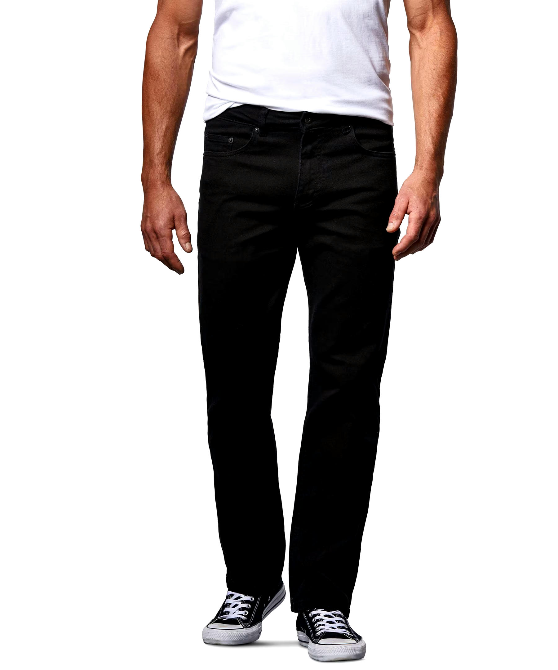 Denver Hayes Men's Flextech Relaxed Fit Tapered Leg Stretch Jeans