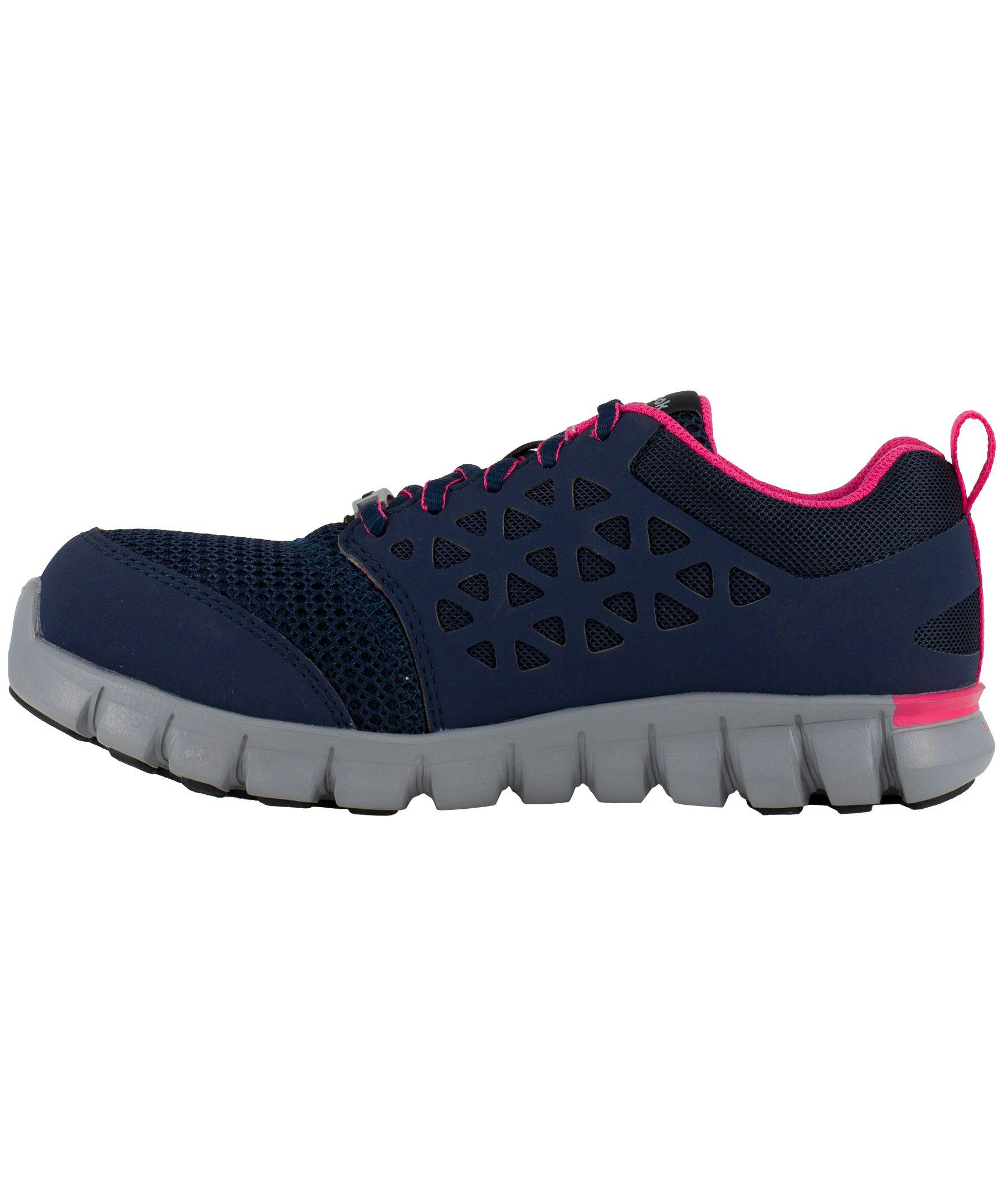 Reebok Women's Sublite Cushion Composite Toe Composite Plate  Athletic Work Shoe
