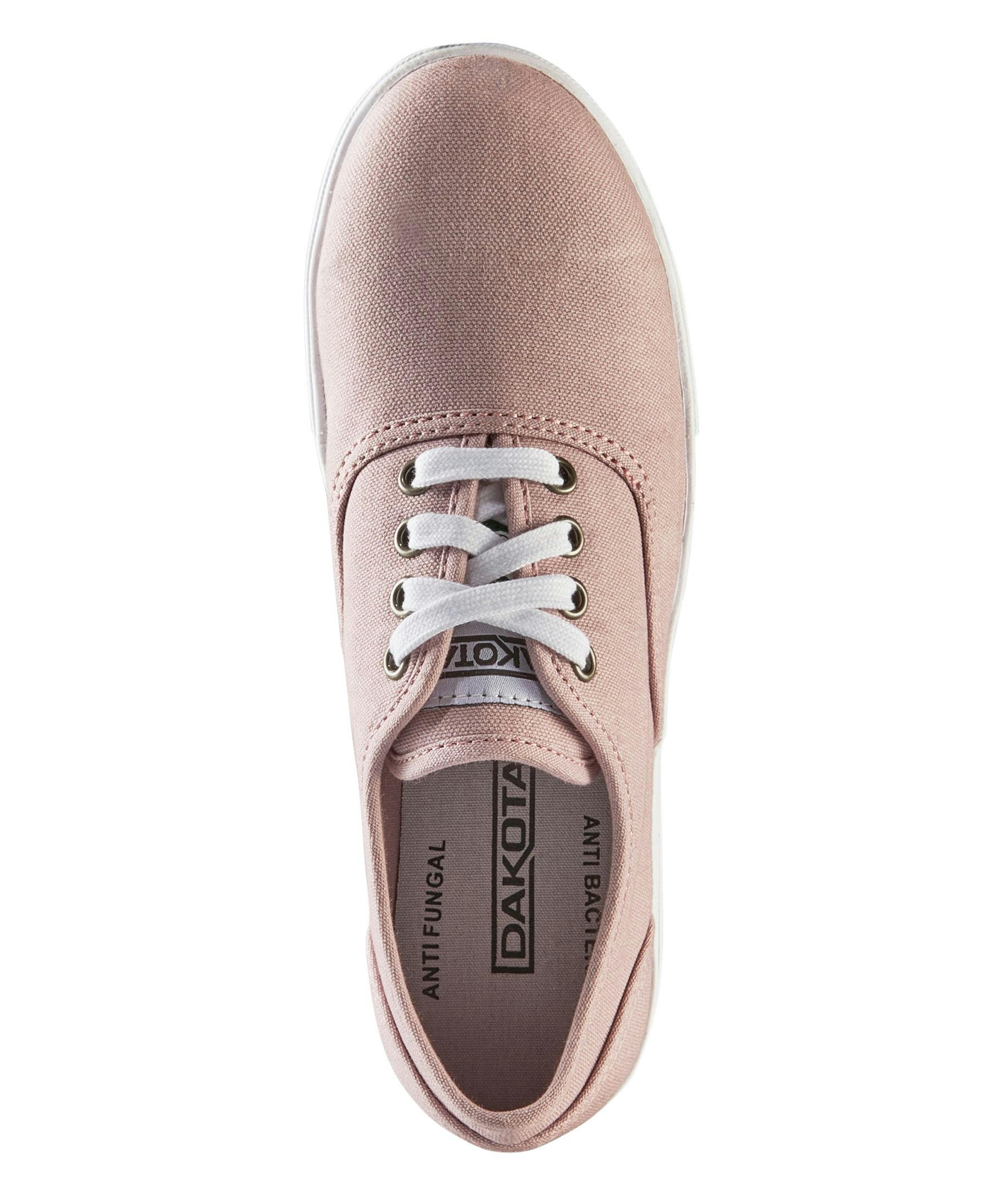 Dakota WorkPro Series Women's Aluminum Toe Steel Plate Lightweight Canvas Safety Shoes - Pink