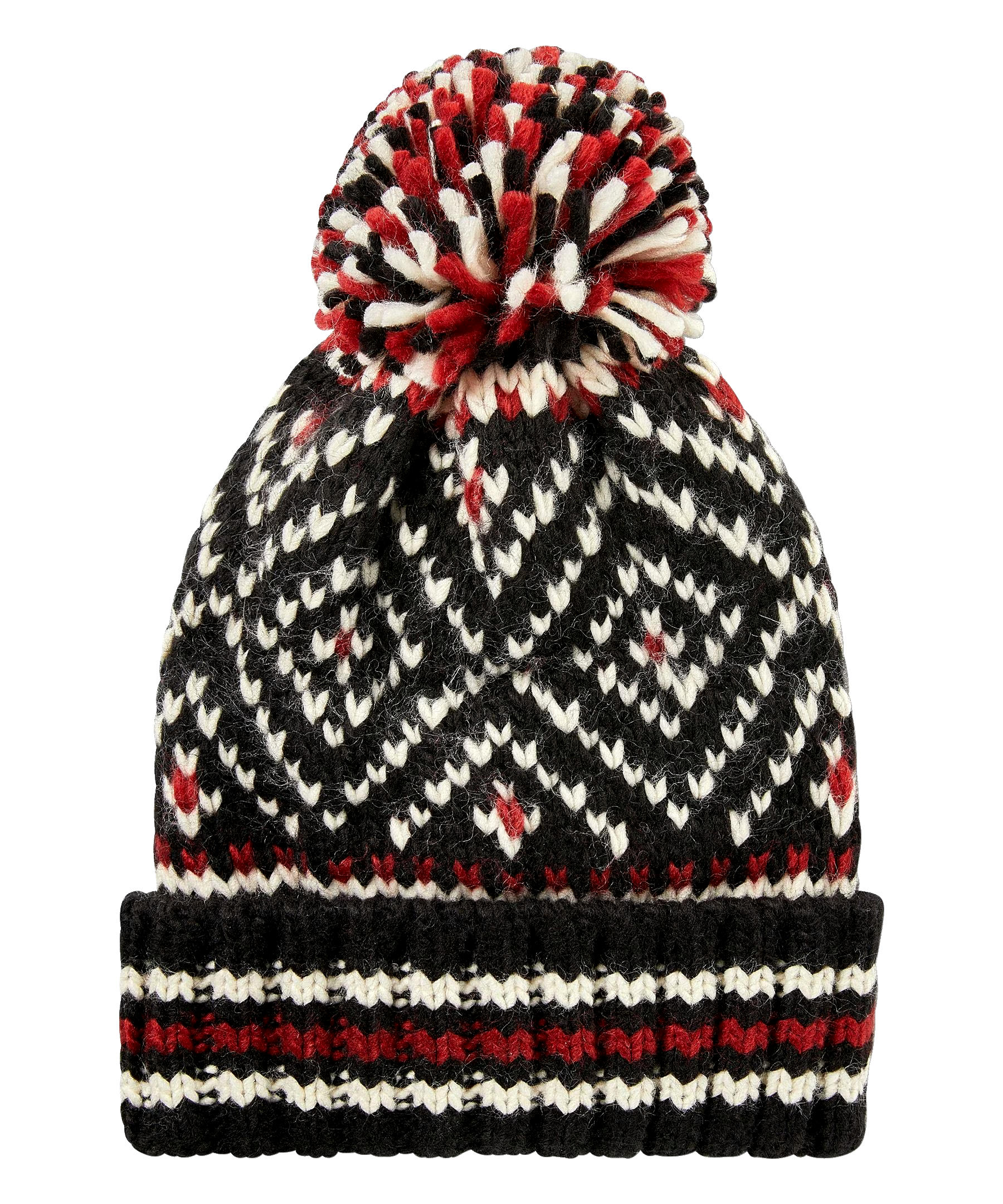 WindRiver Women's Heritage Nordic Cuffed Pom Toque