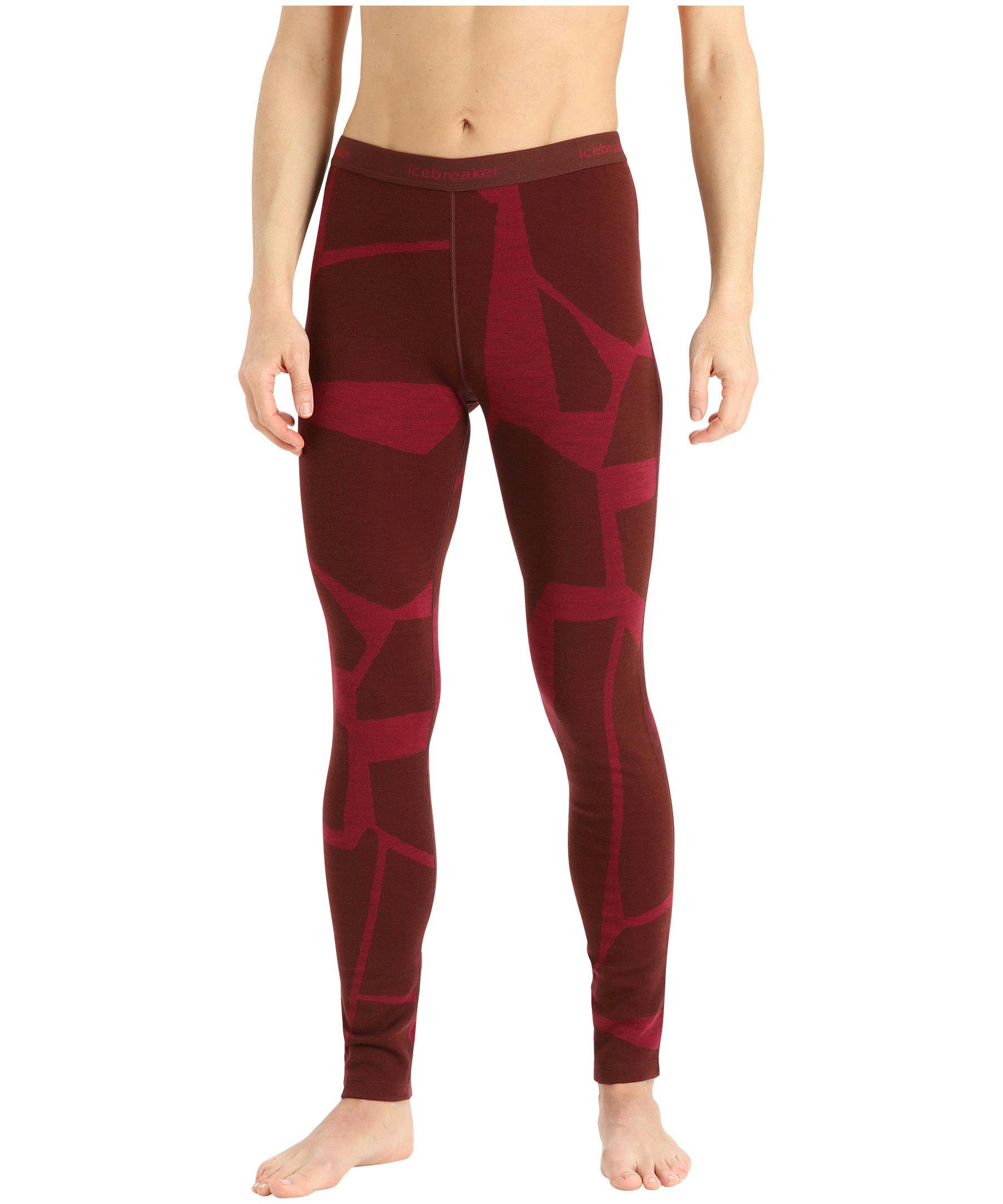Icebreaker Women's 250 Vertex Base Layer Leggings - Fractured LandscapesONLINE ONLY