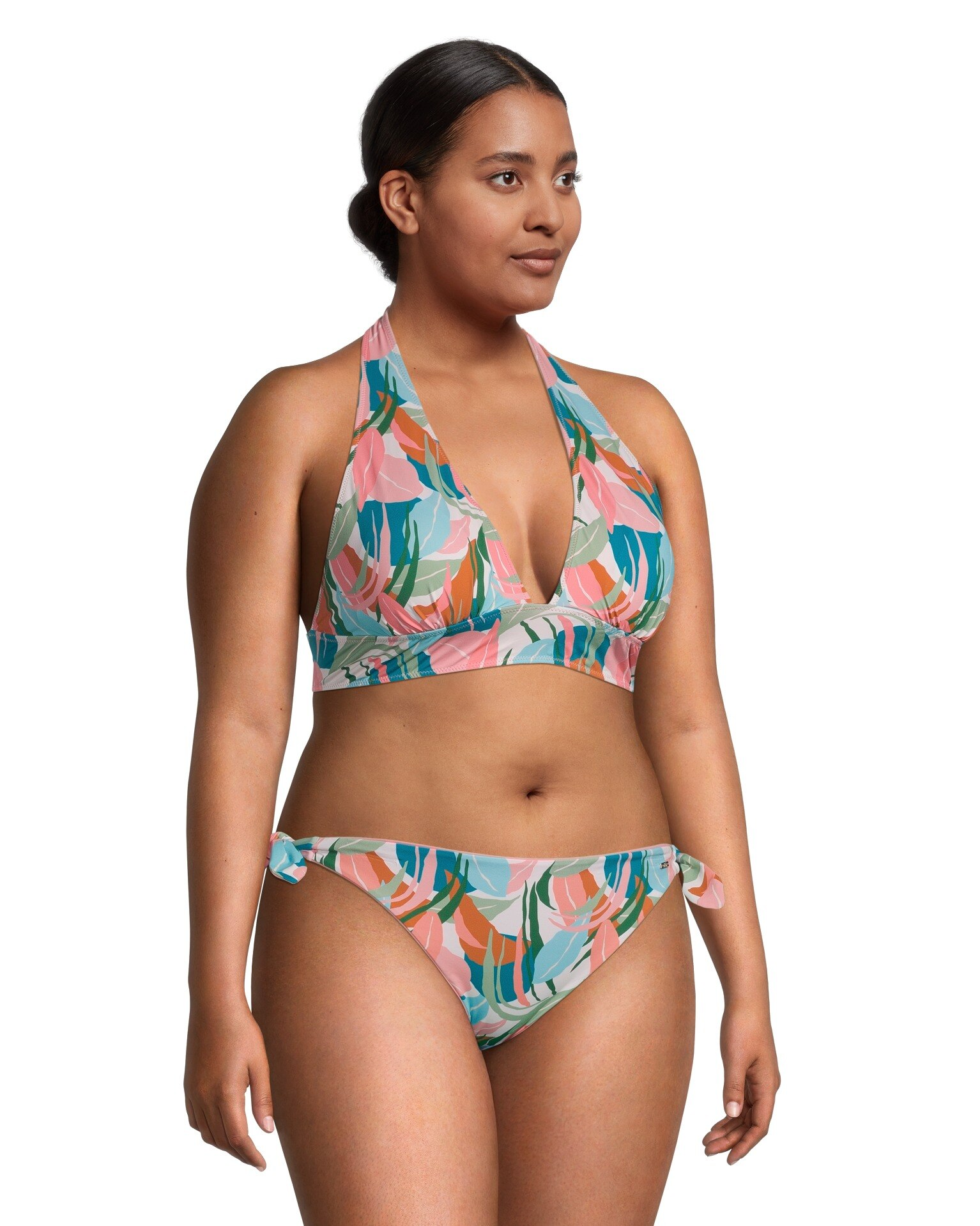 Women's Reversible Halter Bikini Swim Top