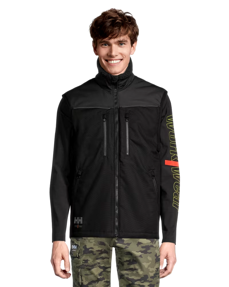 Helly Hansen Workwear Men's Oxford Fleece Lined Work Vest