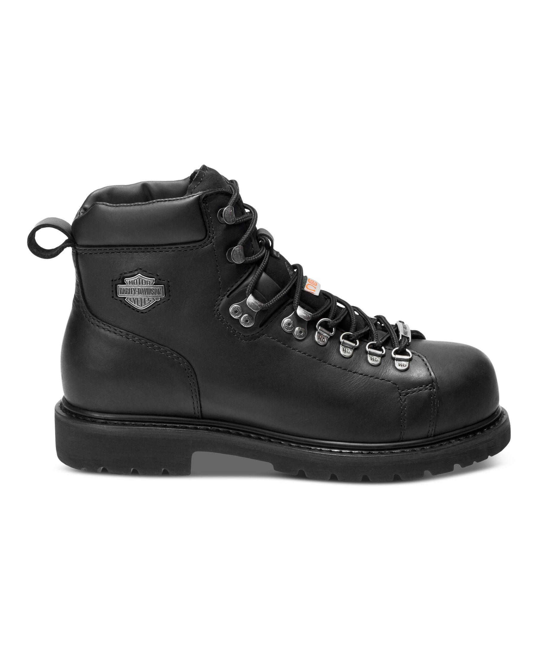 Harley Davidson Men's Work Dipstick 6 Inch Steel Toe Composite Plate Boots