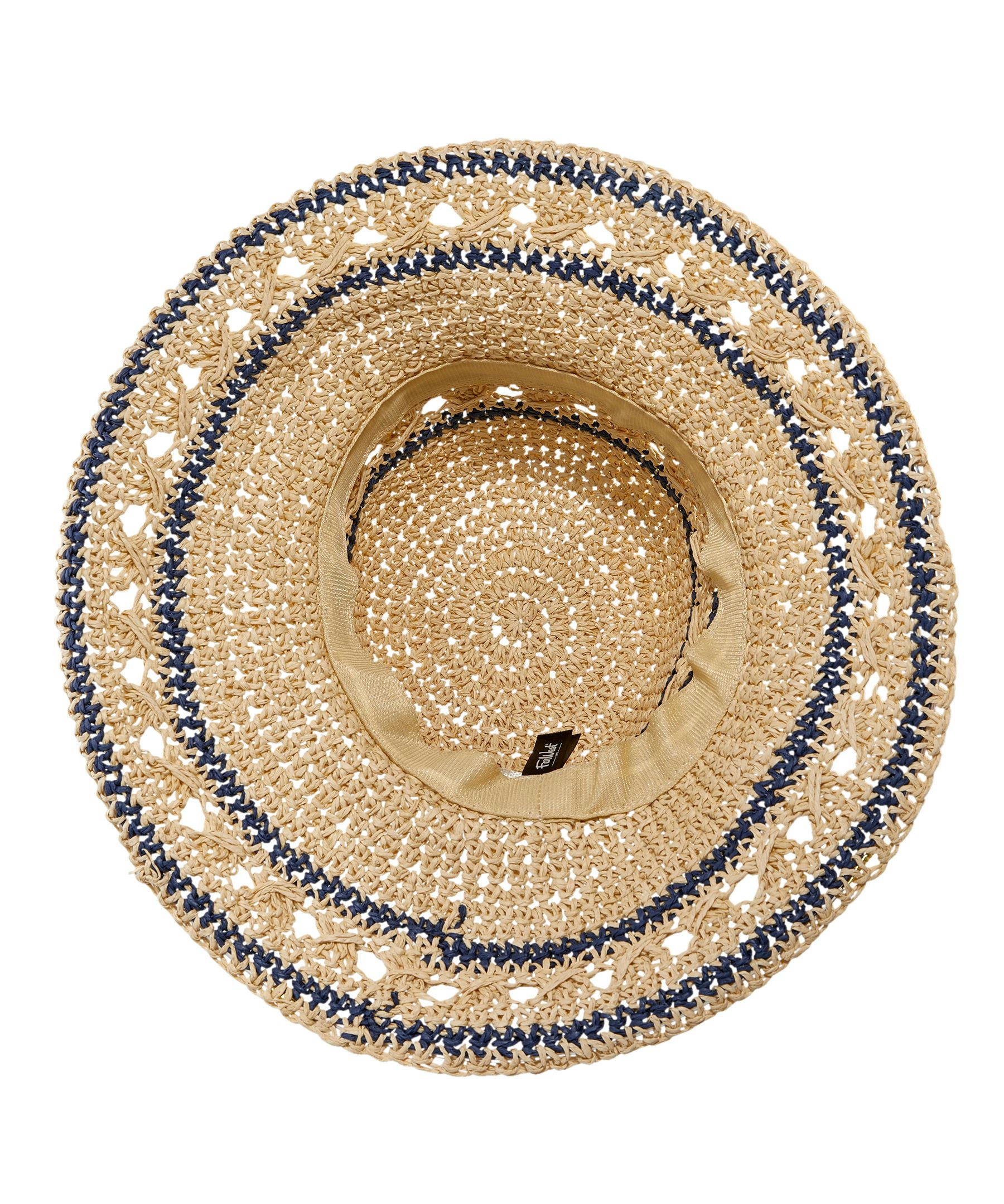 FarWest Women's Straw Crochet Hat