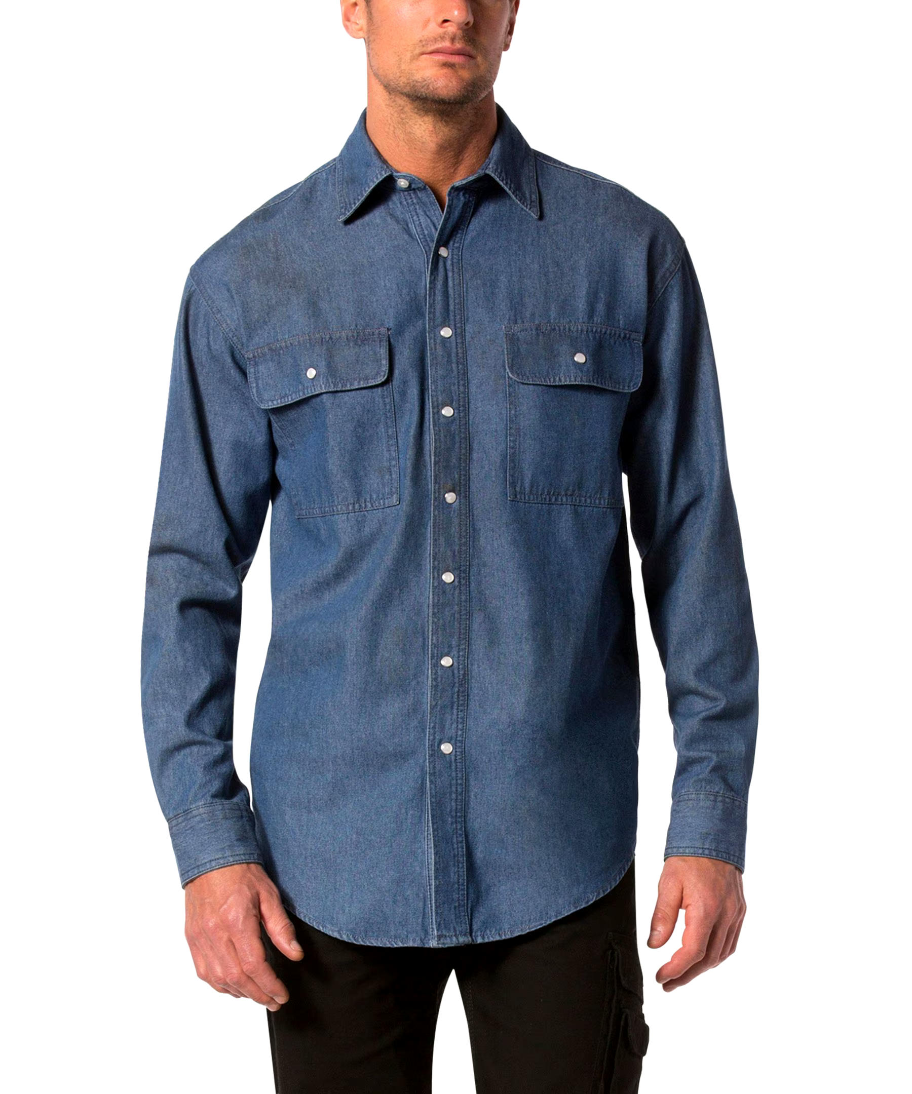 Dakota WorkPro Series Men's Snap Front Denim Work Shirt