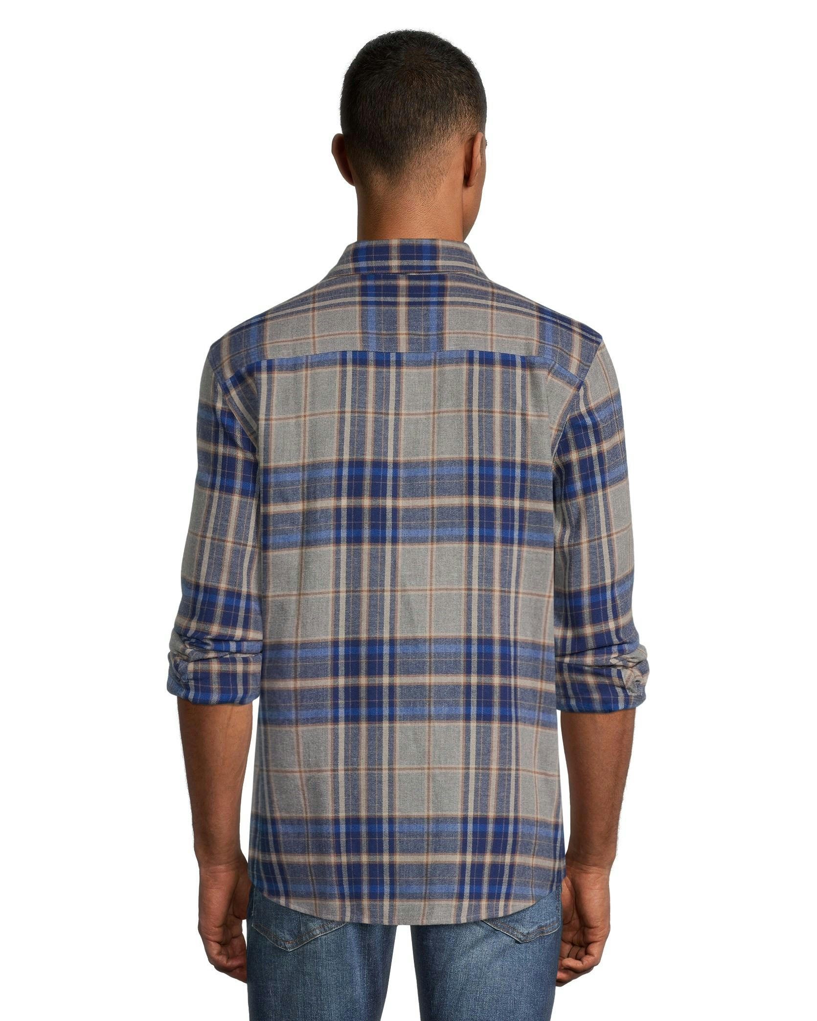 Boston Traders Men's Classic Plaid Flannel Shirt