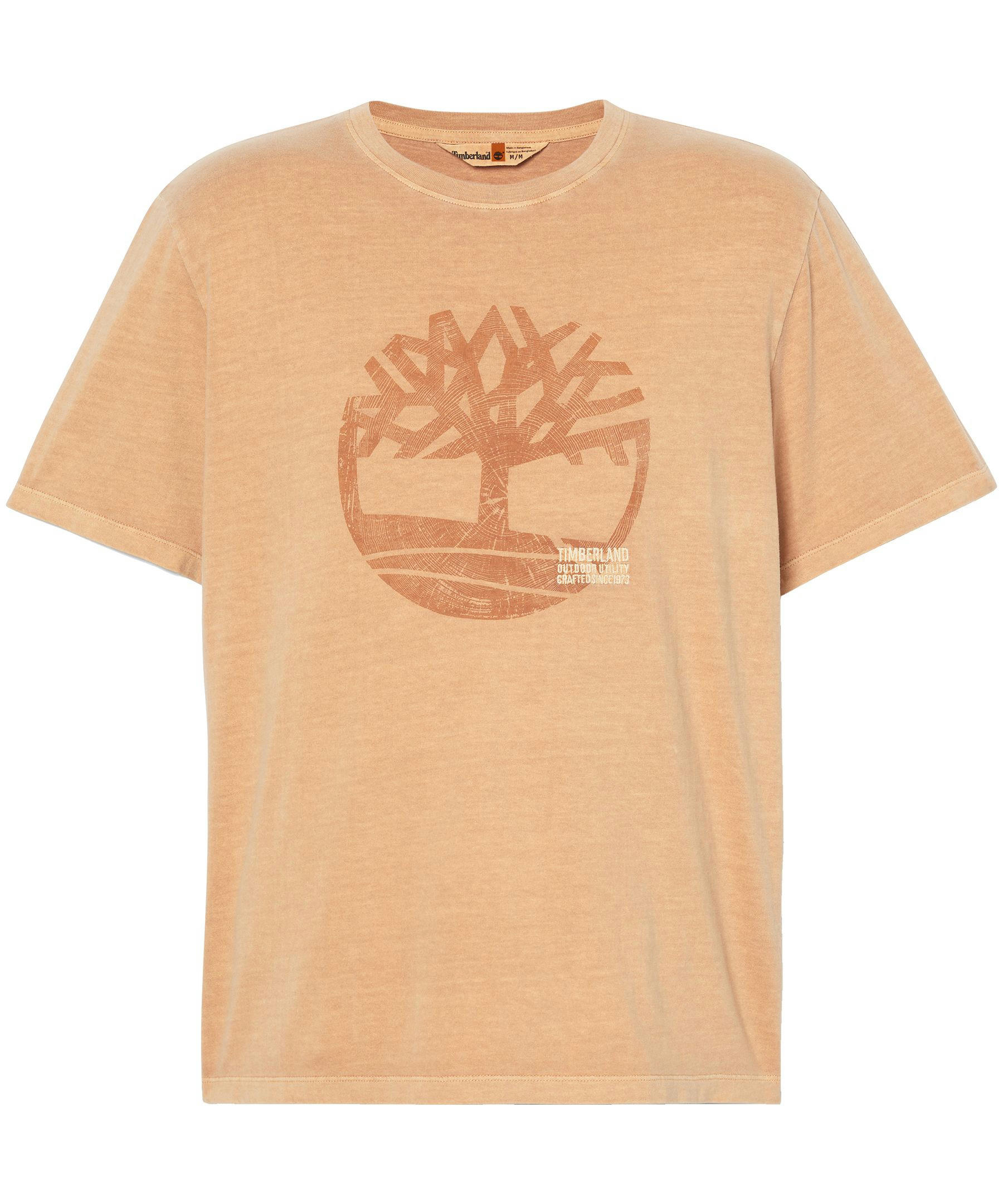 Timberland Men's Graphic Logo Garment Dye T Shirt