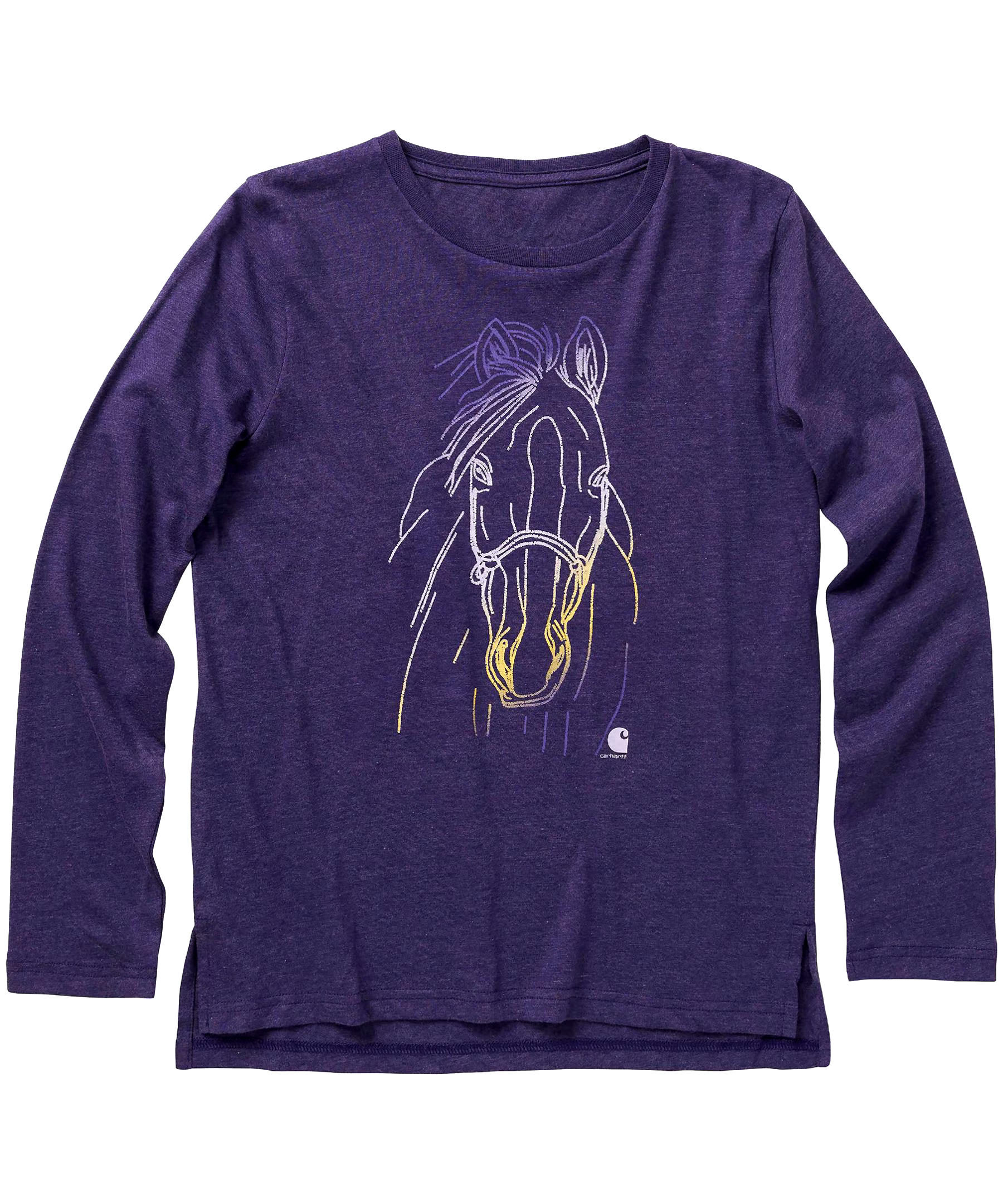 Carhartt Girls' 2-4 Years Starry Horse Long Sleeve Graphic T Shirt