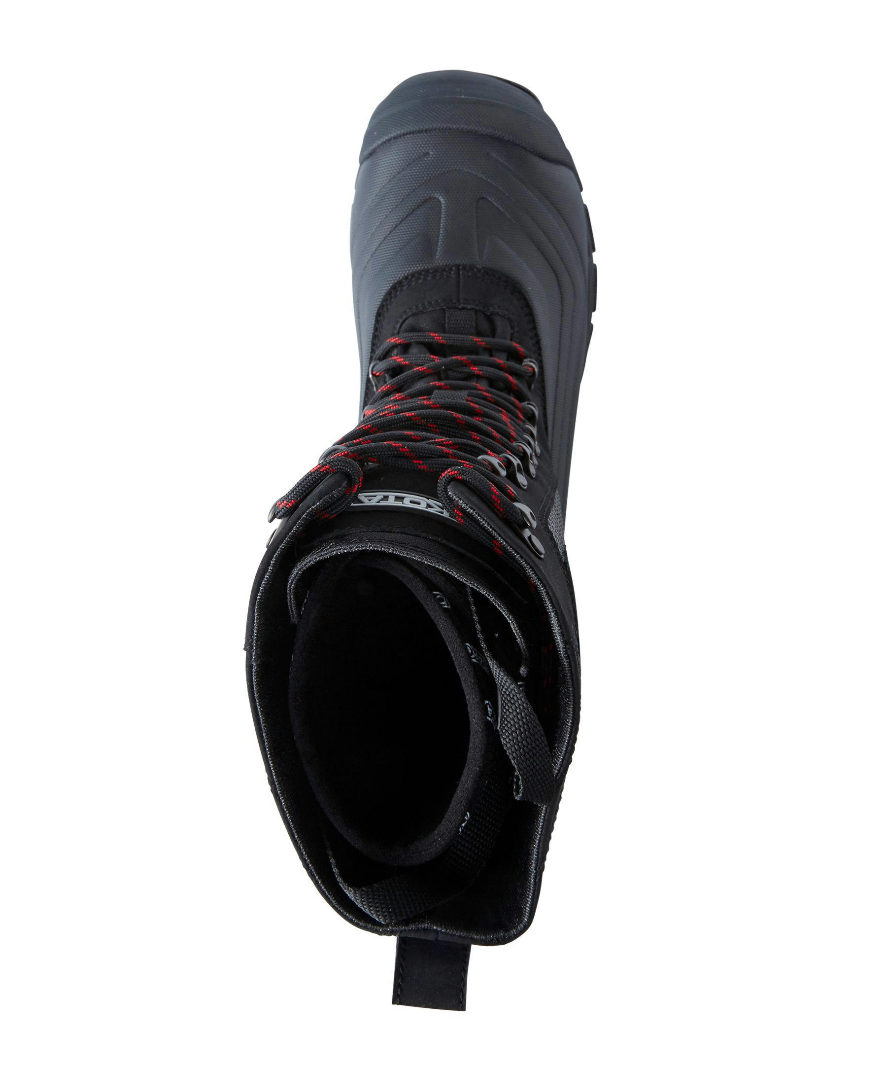 Dakota WorkPro Series Women's Composite Toe Composite Plate IceFX Felt Pack Winter Boots - Black Charcoal Red