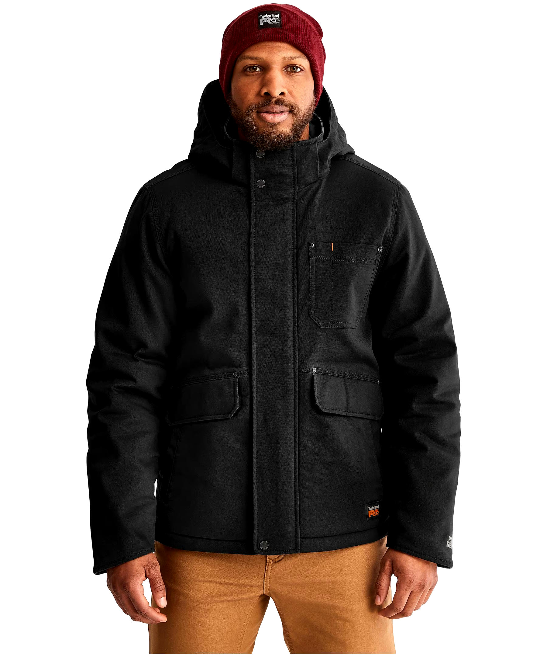 Timberland PRO Men's Ironhide Pro Flex Water Resistant Hooded Insulated Work Jacket