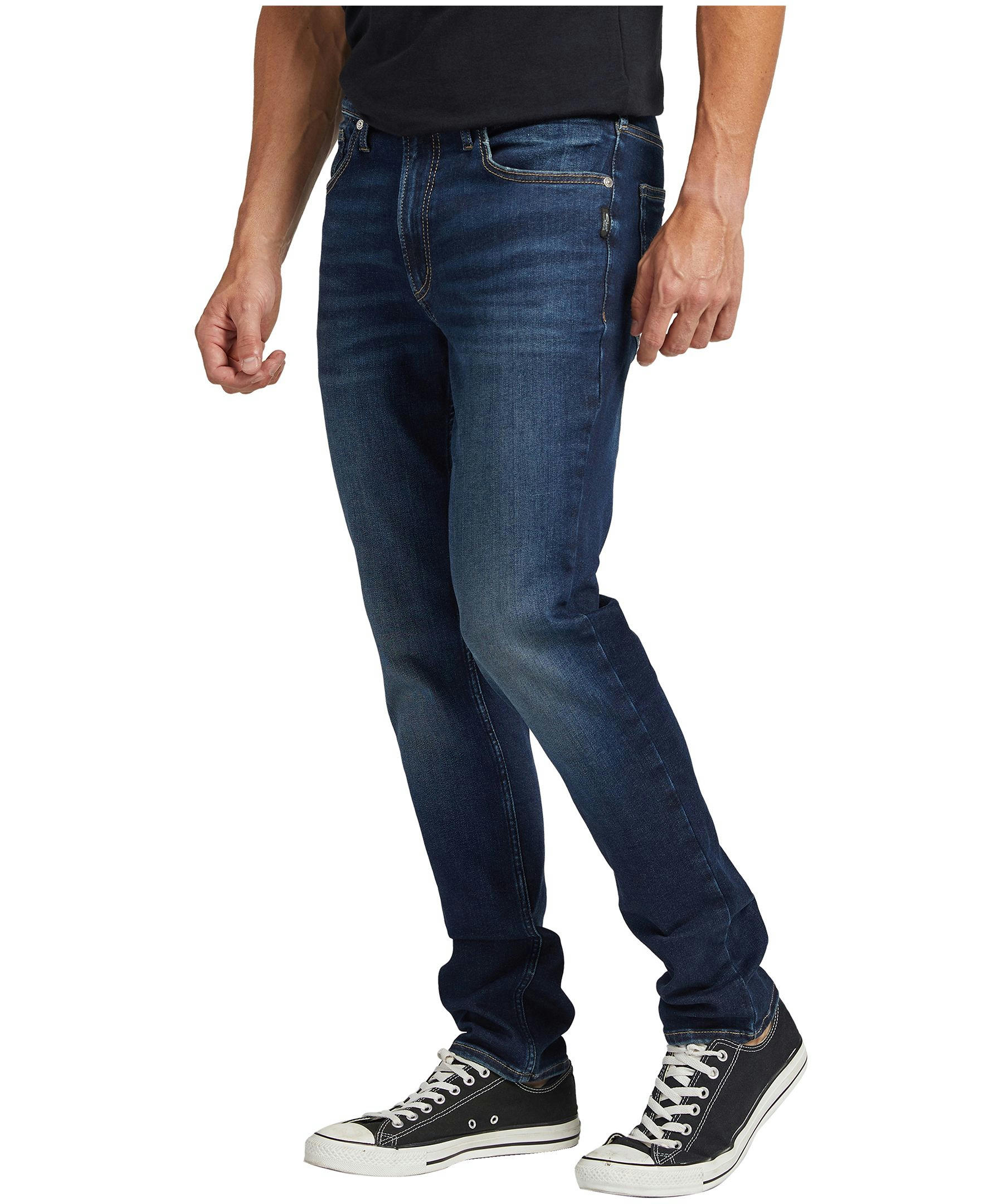 Silver Men's Infinite High Rise Athletic Slim Jeans