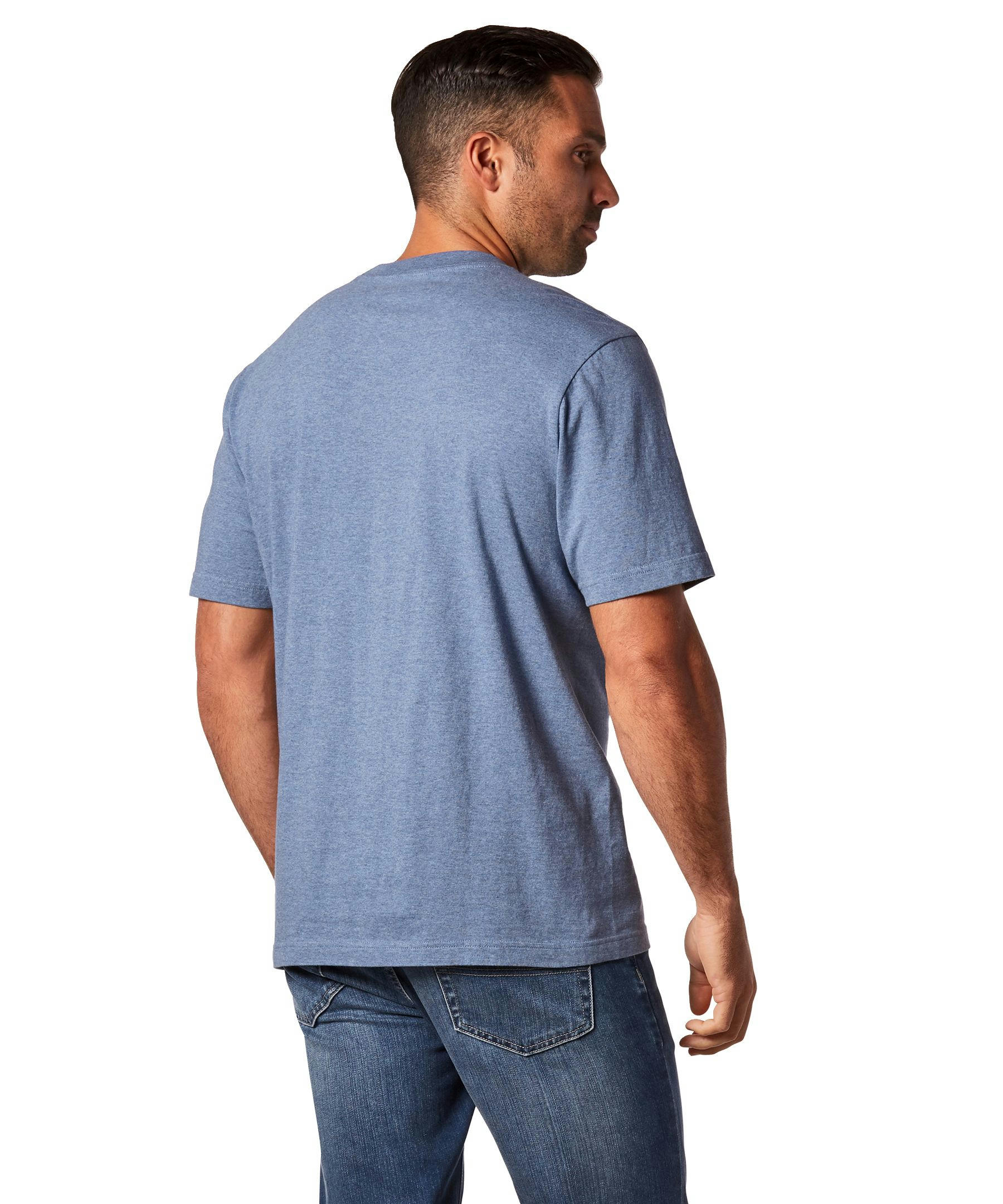 Denver Hayes Men's 50 Wash Classic Fit Crew Neck T Shirt