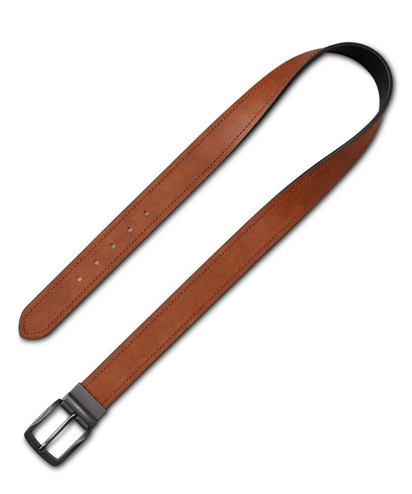 Denver Hayes Men's Reversible Basic Leather Belt