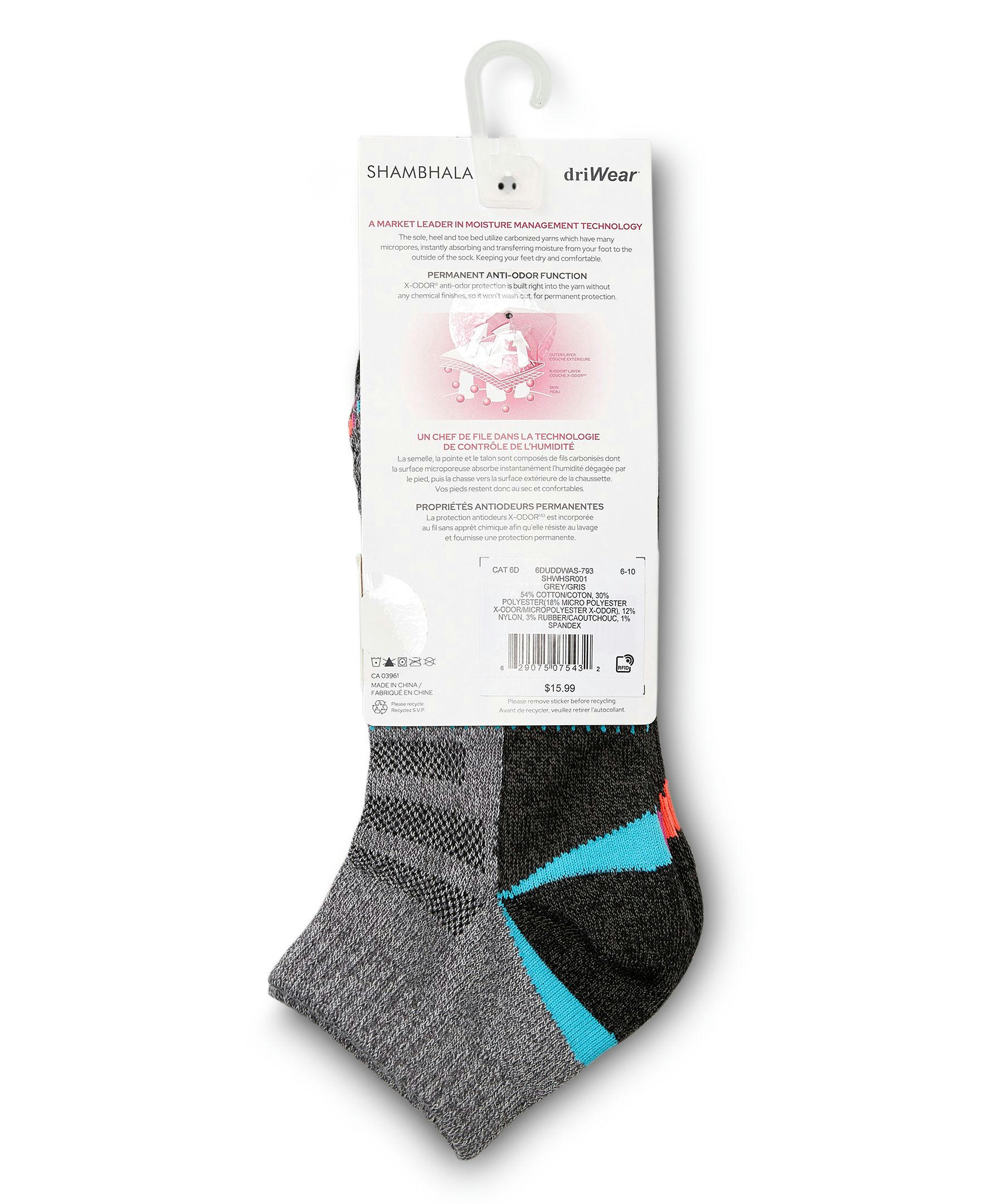Shambhala Women's 3-Pack Low Cut Socks
