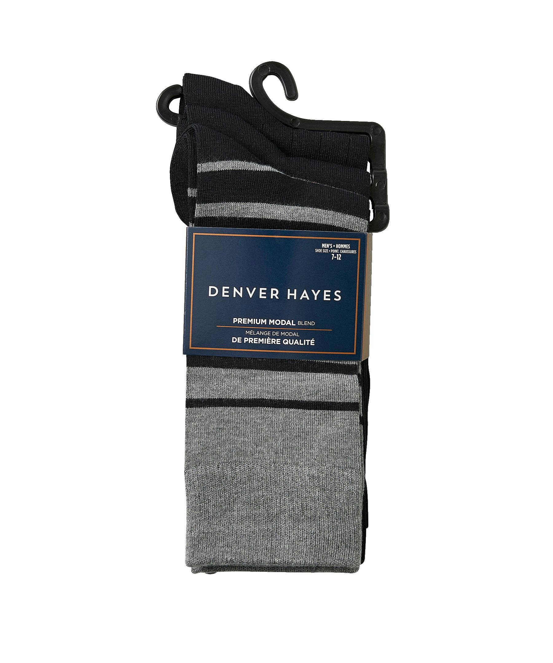 Denver Hayes Men's 3 Pack Bogo Casual Crew Socks
