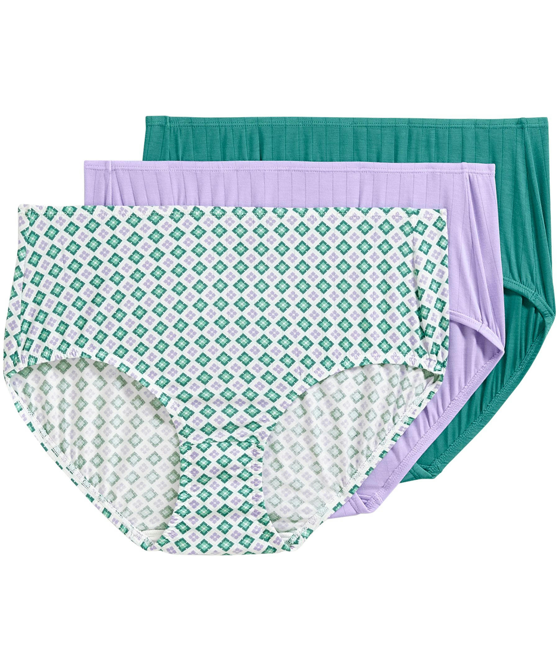 Jockey Women's 3 Pack Elance Supersoft Brief Underwear