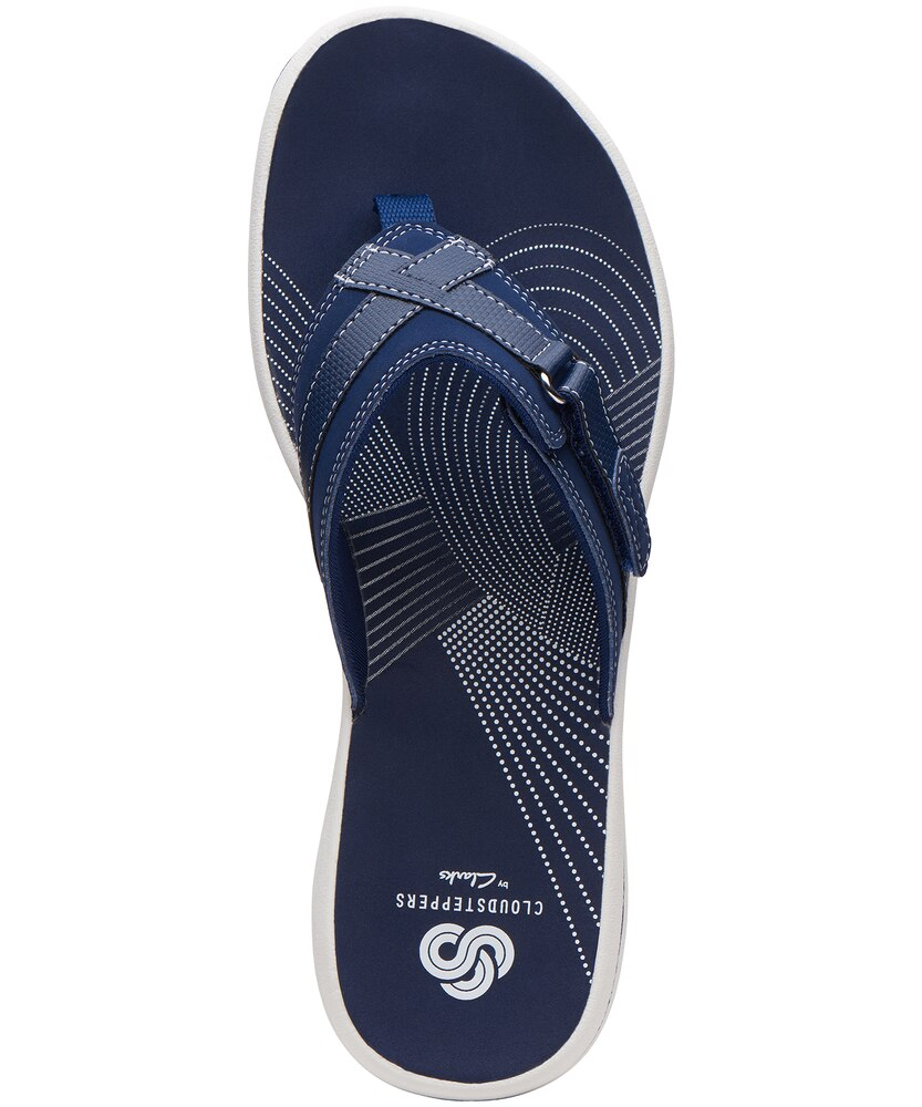 Clarks Women's Breeze Sea Thong Sandals - Black