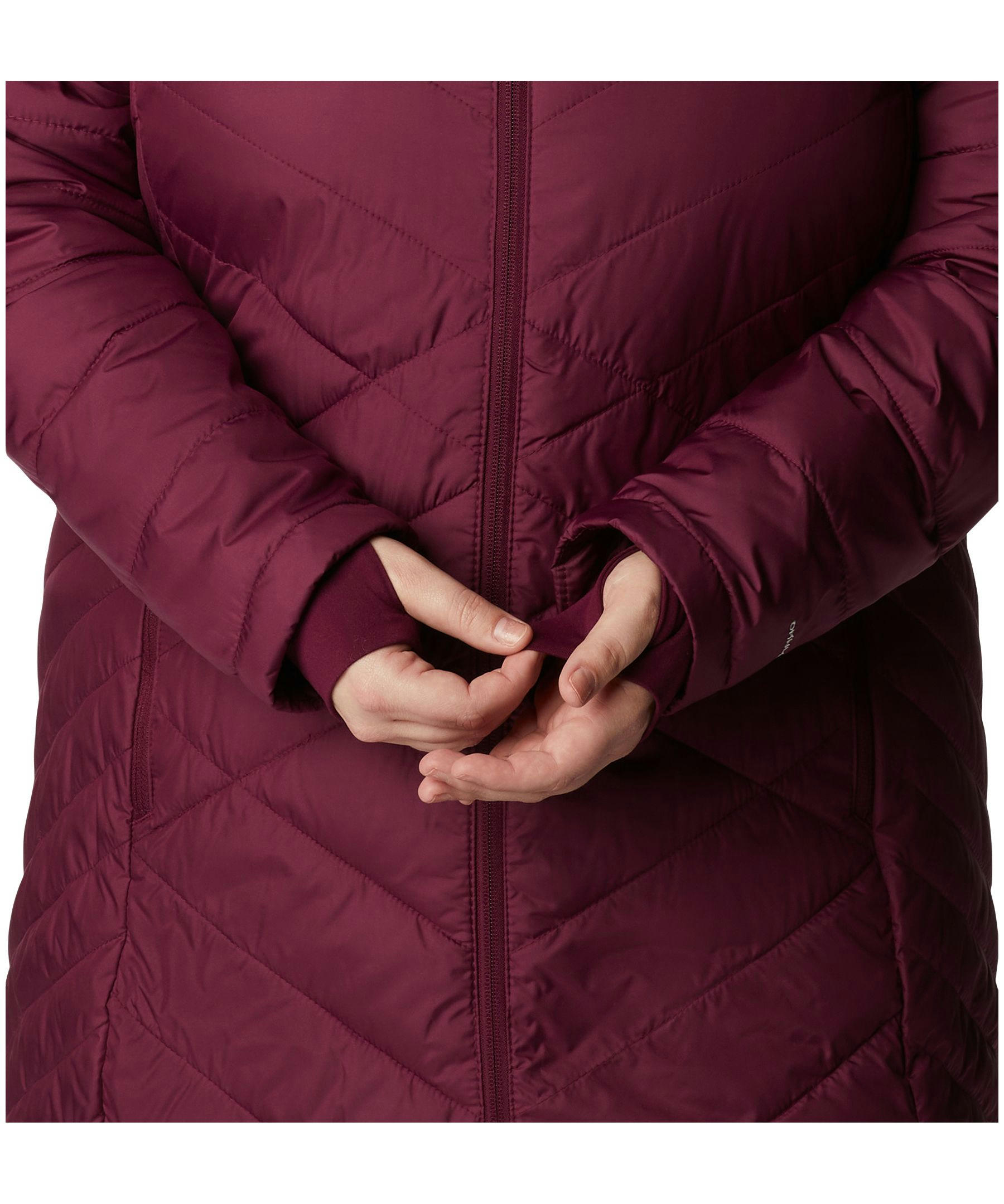 Columbia Women's Heavenly Omni-Heat Water Resistant Insulated Long Hooded Jacket