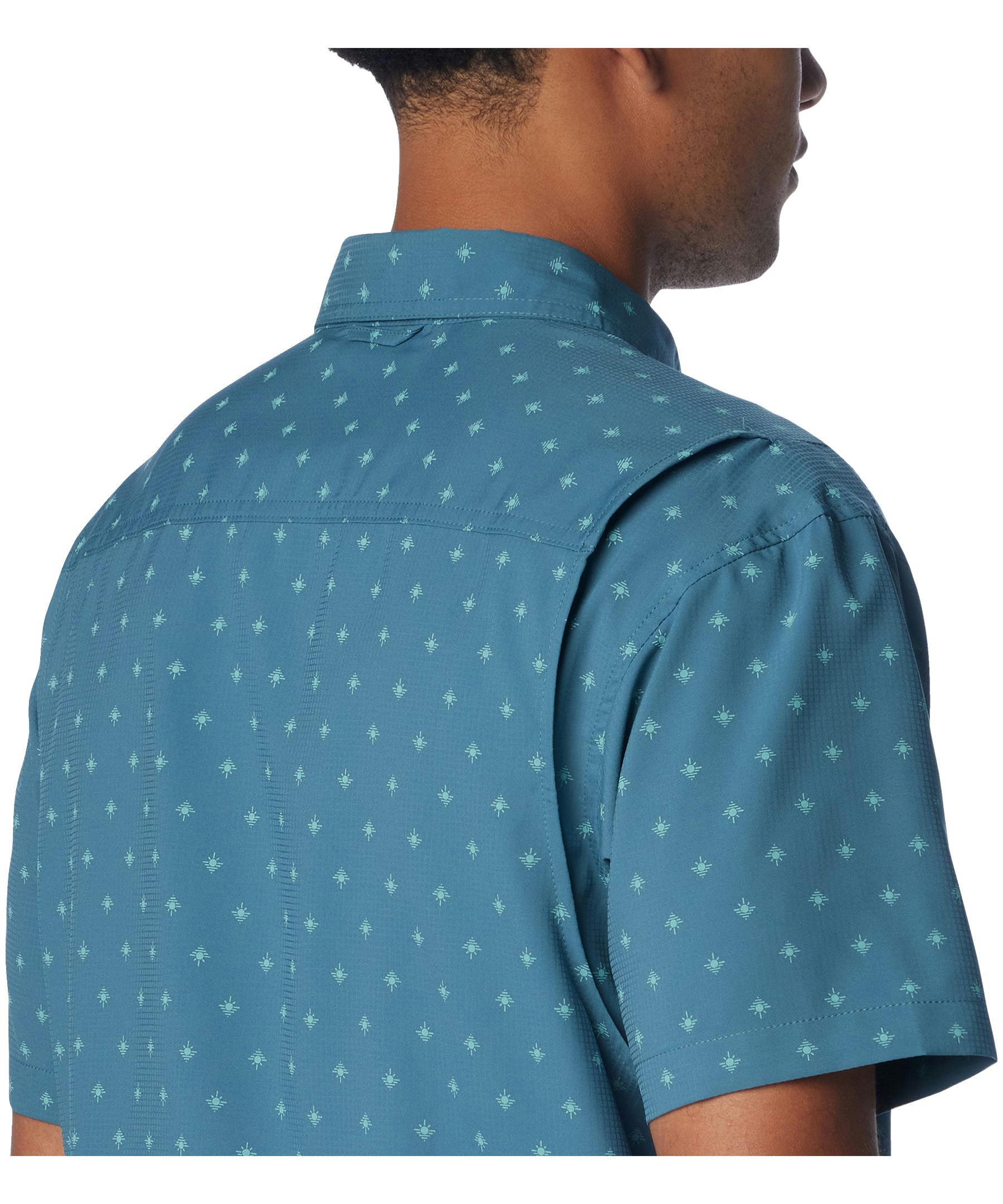 Columbia Men's Omni-Shade™  Printed Short Sleeve Utilizer Shirt