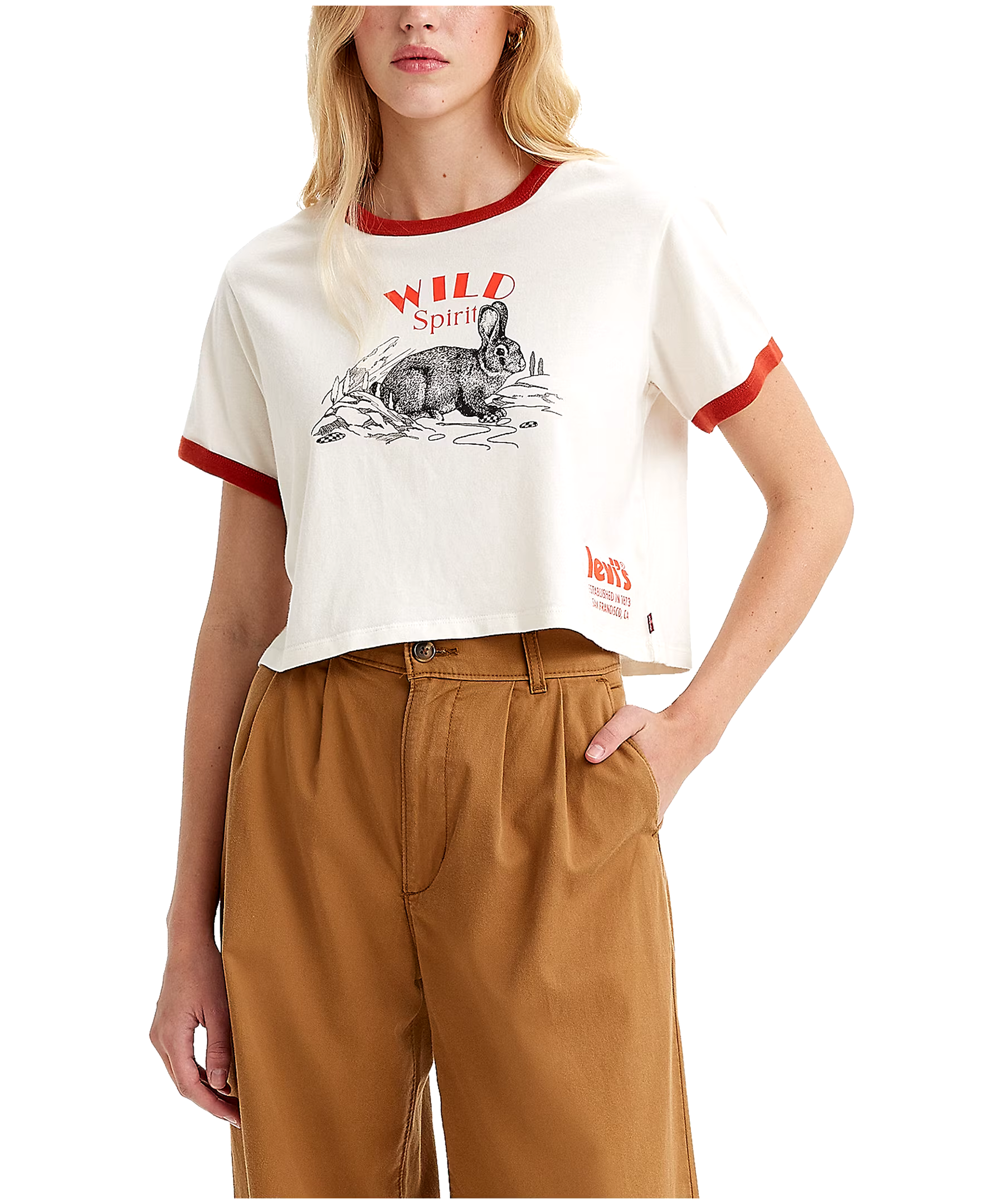 Women's Graphic Homeroom Cropped T Shirt