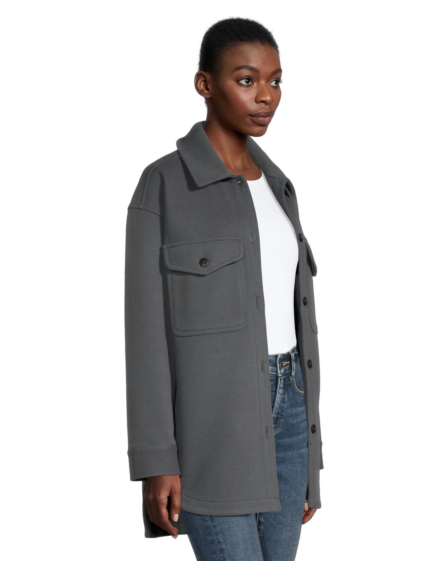 Boston Traders Women's Luxe Twill Shacket