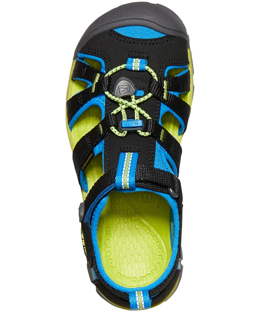 Keen Canada Outdoor Youth Newport H2-Y Sandals - Black/Brilliant Blue