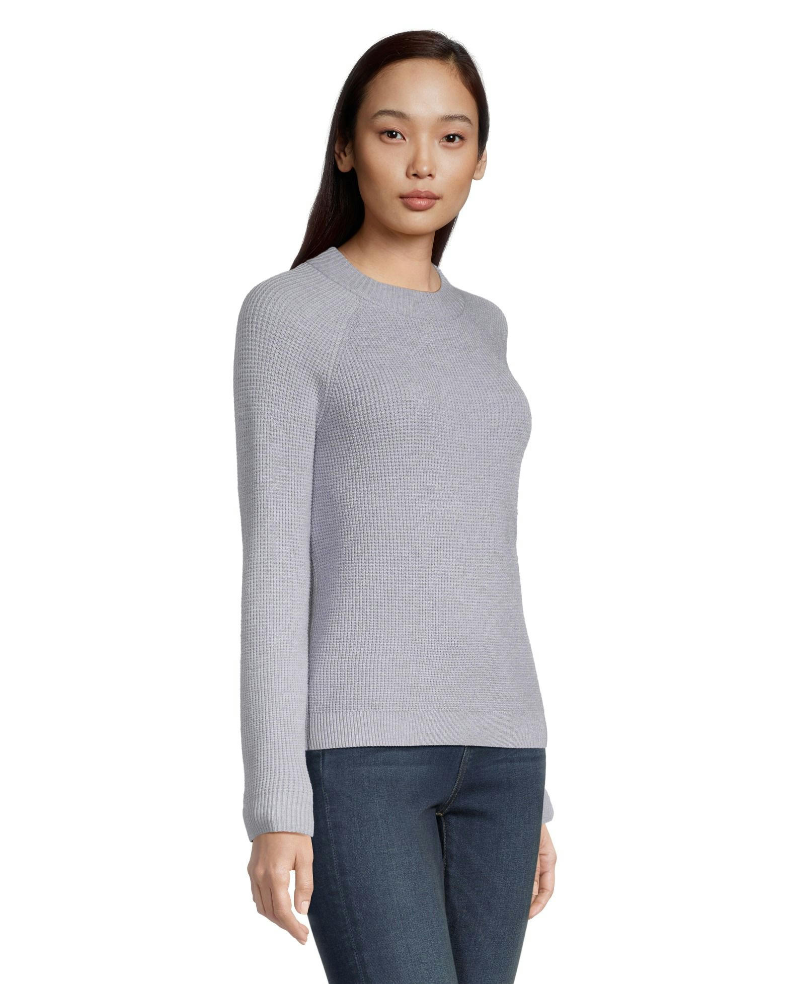 Denver Hayes Women's Cozy Fitted Crewneck Pullover