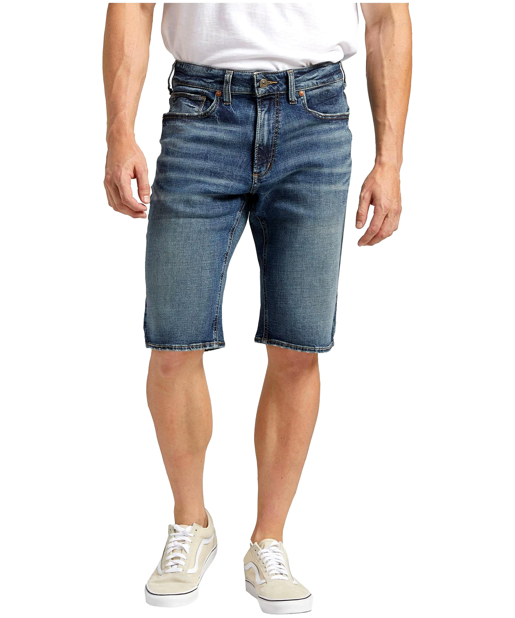 Silver Men's Gordie Mid Rise Relaxed Fit Shorts