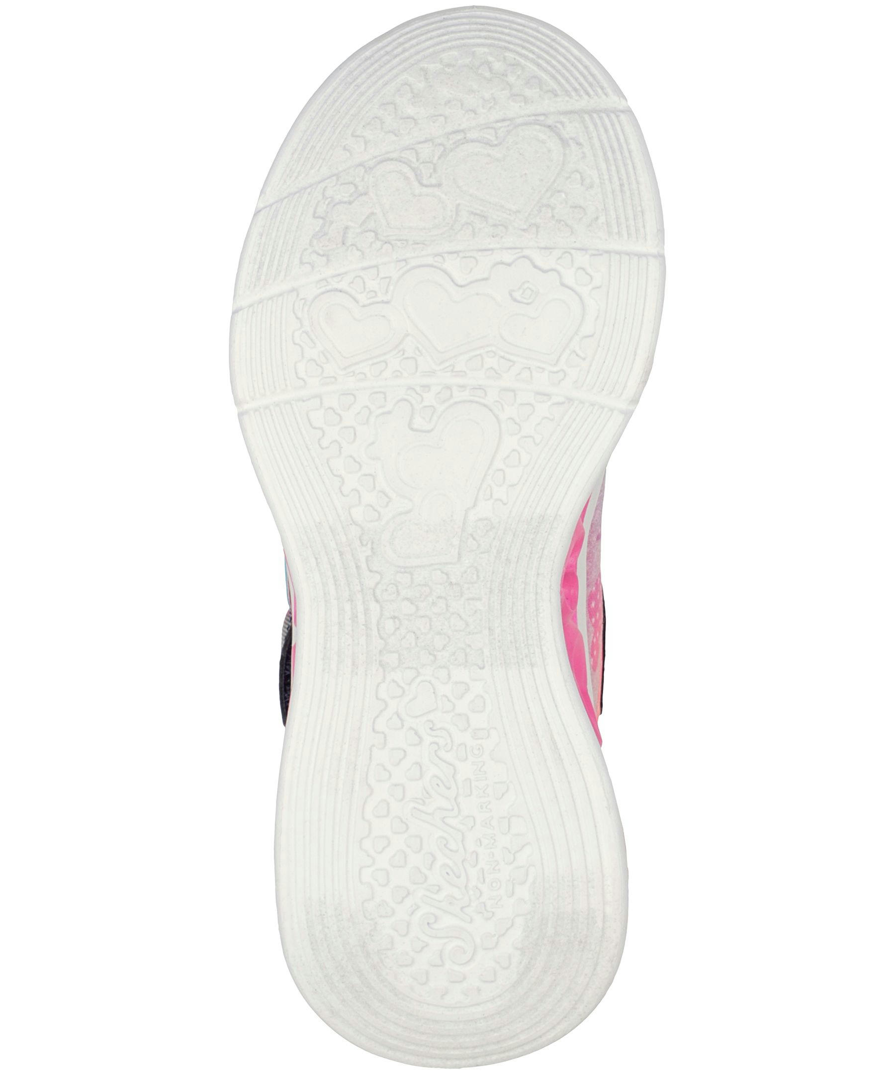 Skechers Preschool Girls Flutter Heart Lights Sneakers - Navy/Multi