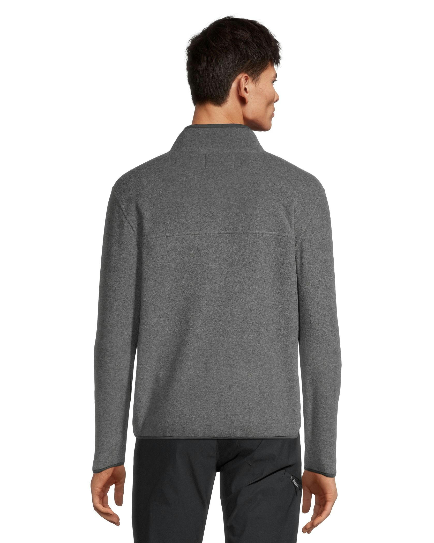 WindRiver Men's Outdoor Fleece Quarter Snap Mockneck