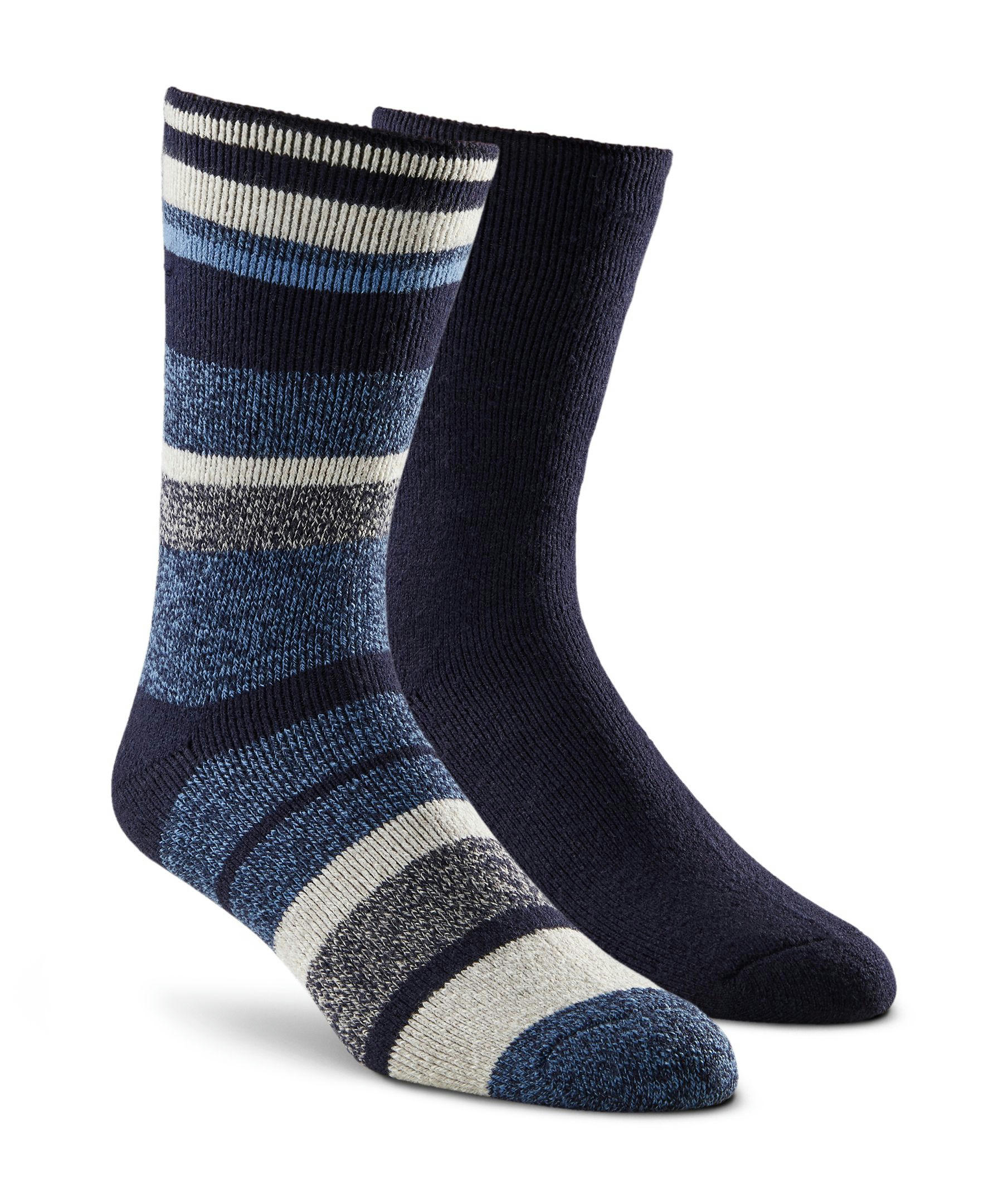 WindRiver Men's T-Max Heat 2 Pack Lightweight Thermal Boot Socks