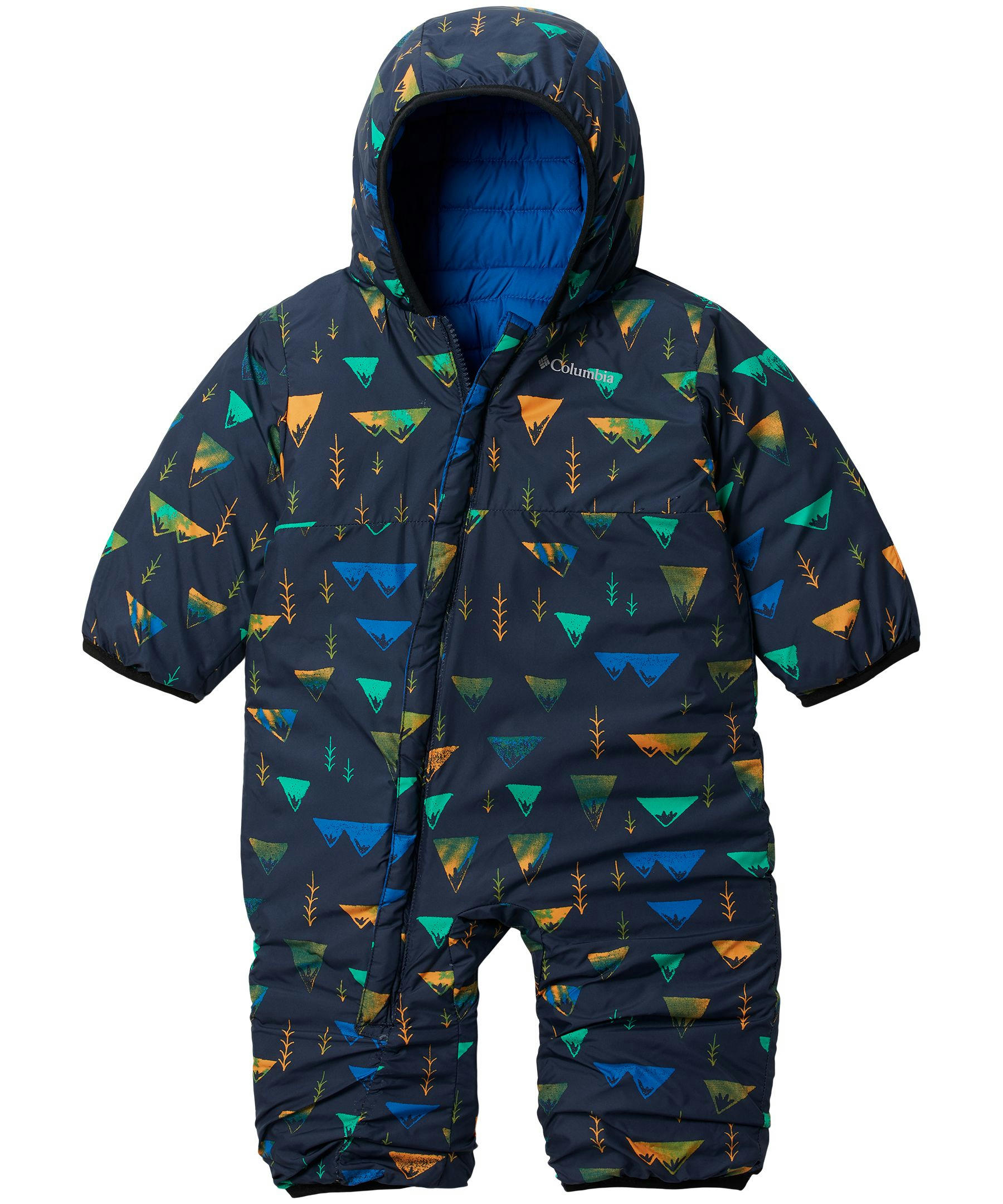 Columbia Baby Boys' 0-24 Months Water Resistant Powder Lite Reversible Bunting Bodysuit