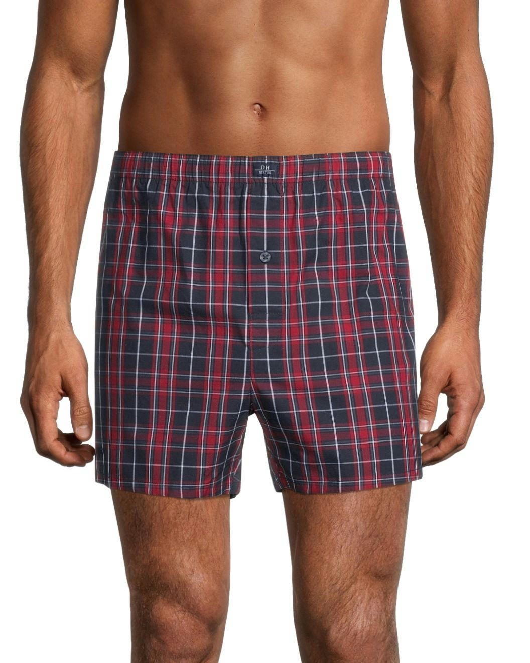 Denver Hayes Men's 2 Pack Woven Boxer