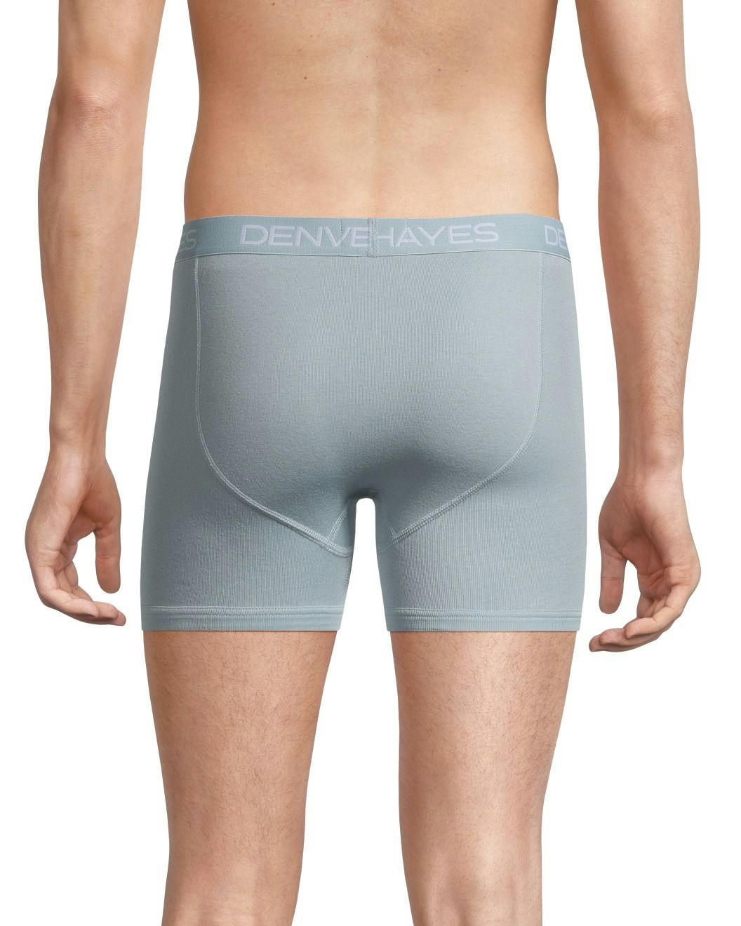 Denver Hayes Men's 3 Pack Solid Boxer Briefs