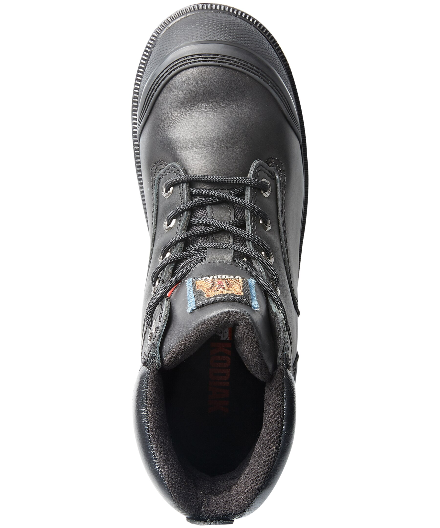 Kodiak Men's Blue Plus 6 Inch Aluminum Toe Composite Plate Waterproof Work Boots Black