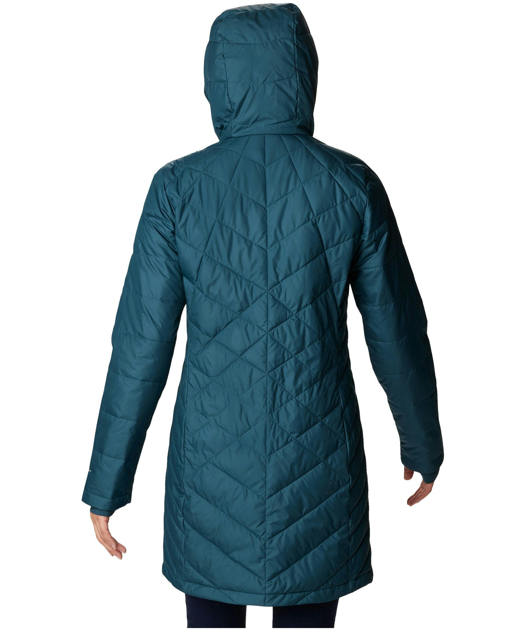 Columbia Women's Heavenly Omni-Heat Water Resistant Insulated Long Hooded Jacket
